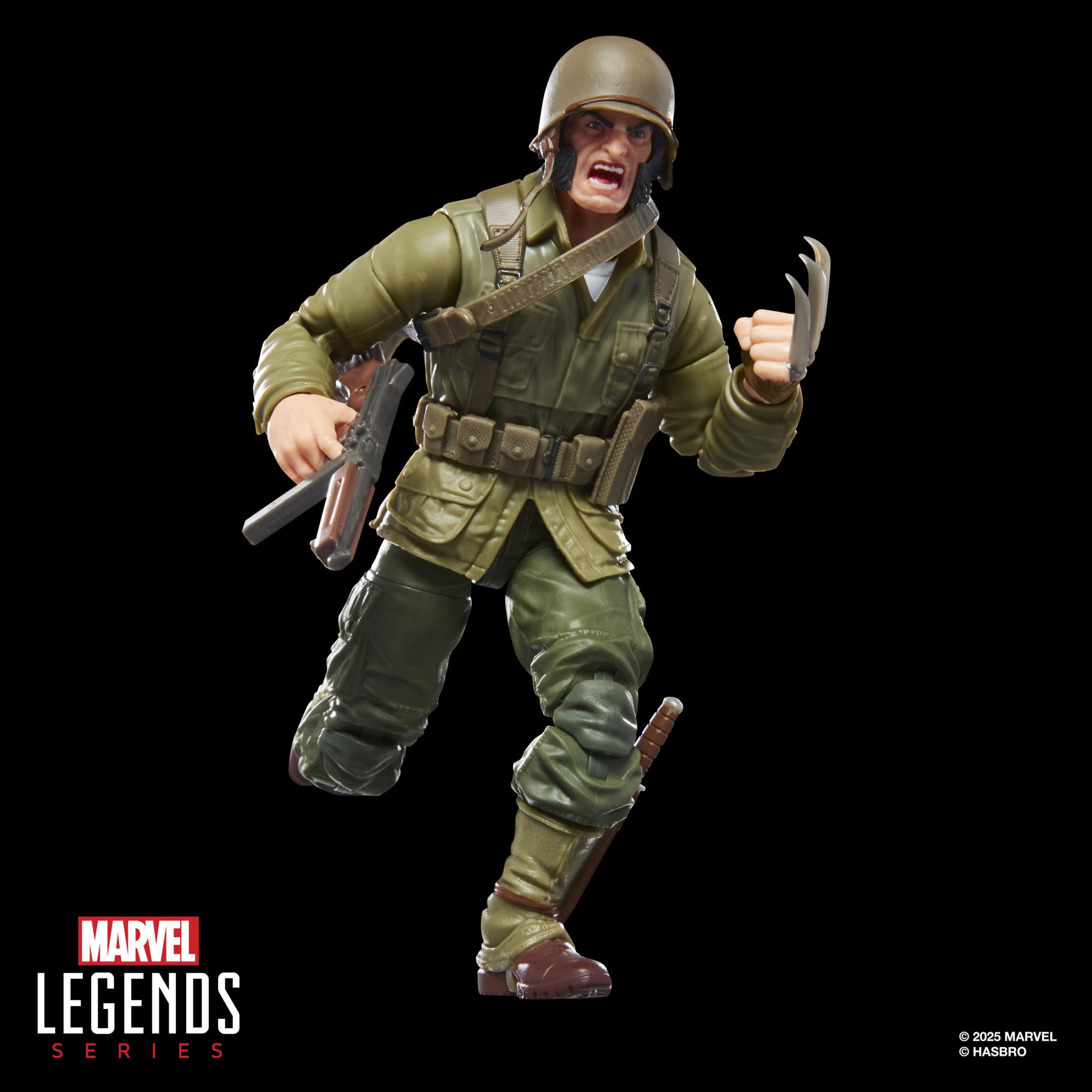 Marvel Press Wolverine (WWII Logan) X-Men Action Figure | 6-inch Scale | Ages 4+ 5