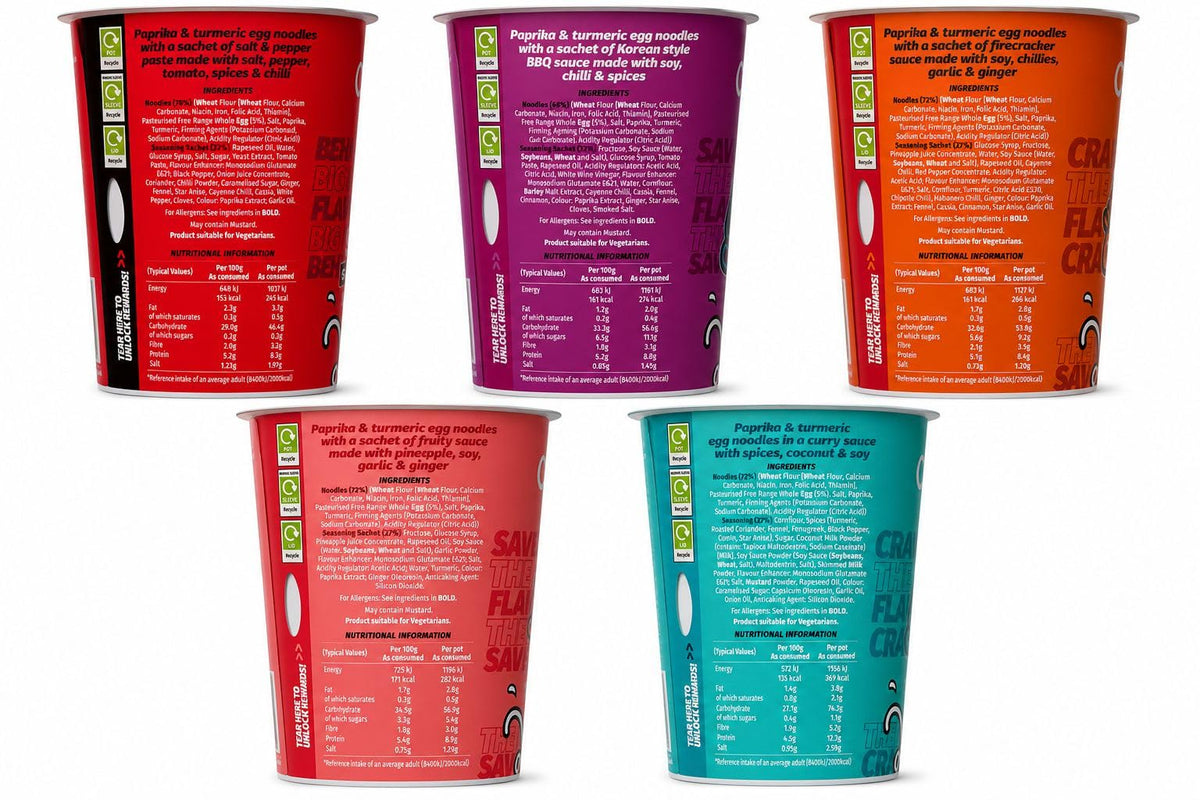 Chopstix Saucy Noodles - Mixed Case - 8 Pack