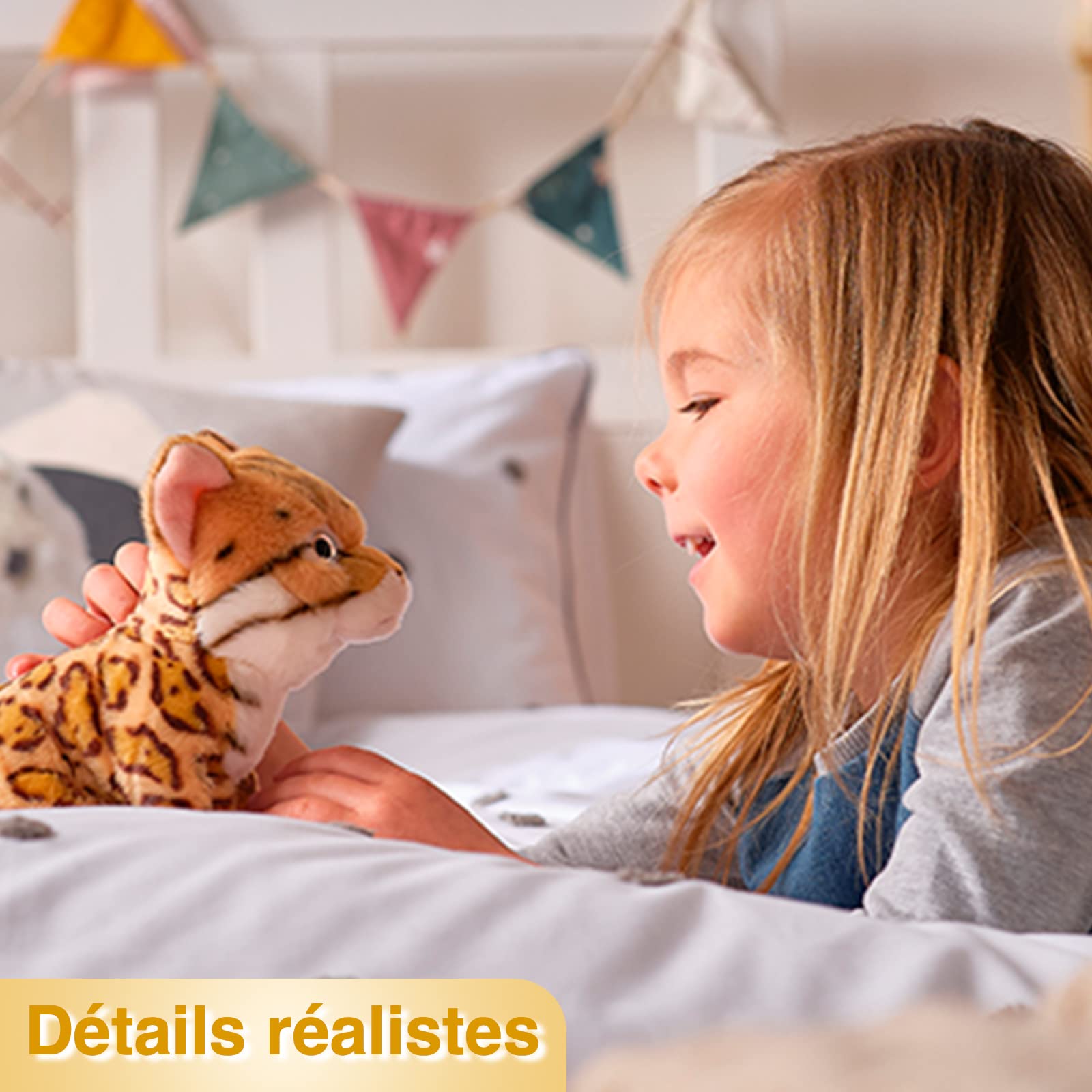 Living Nature Fluffy Chick Plush Toy - Realistic Soft Stuffed Animal for Kids & Collectors