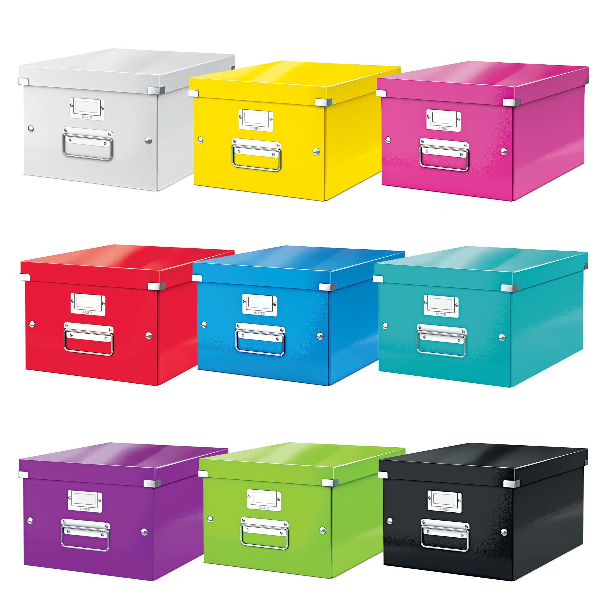 Leitz Click and Store A4 Storage Box - Medium Size | 16L Capacity | Blue 5