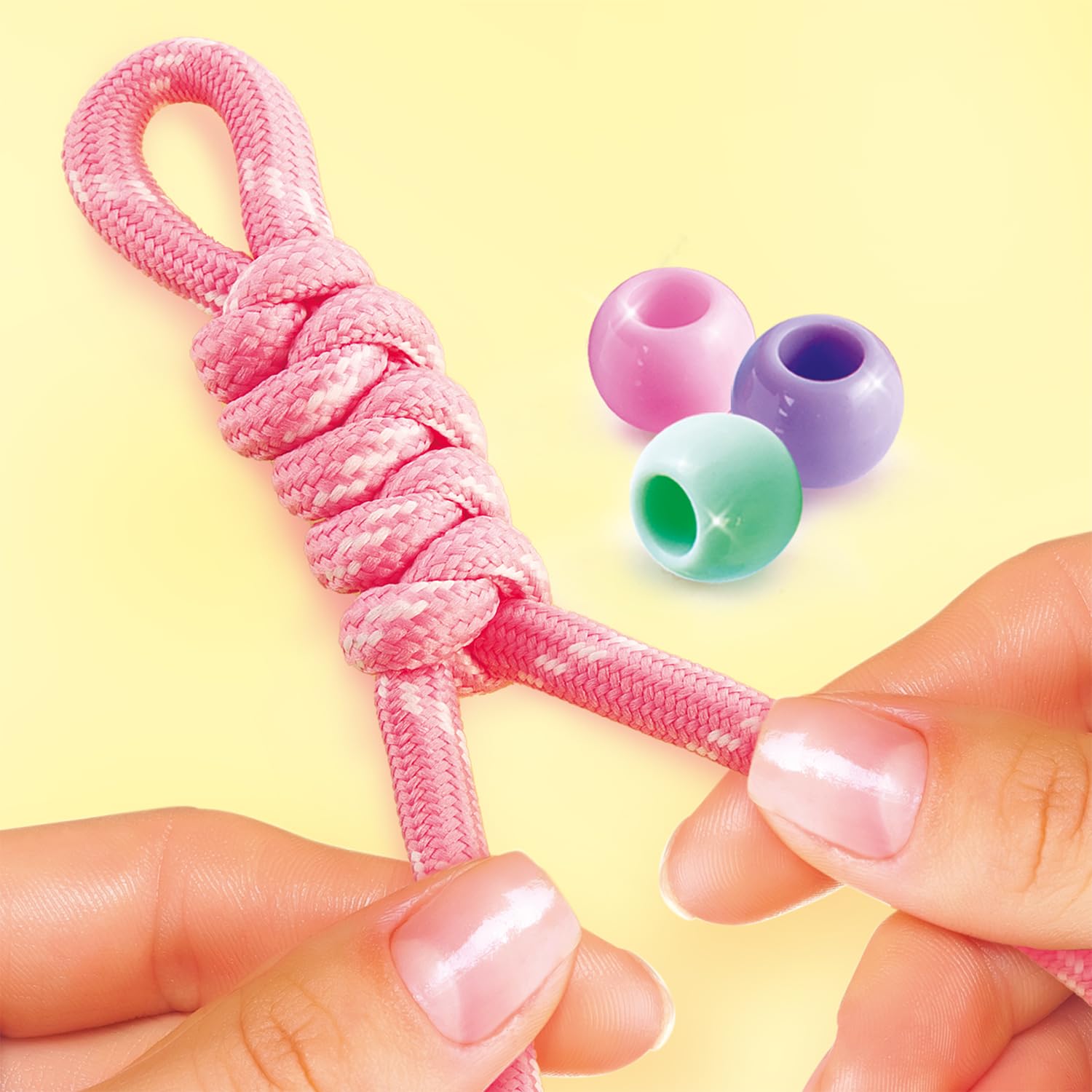 Canal Toys Style 4 Ever DIY Keychain Set | Paracord Braiding & Aqua Charms | Ages 6+ 6