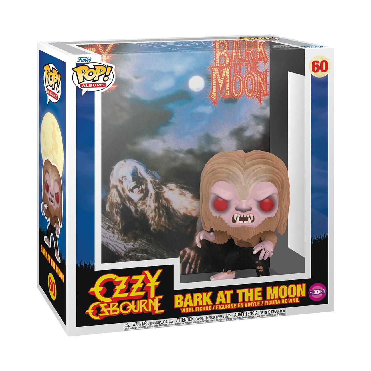 Funko Pop! Albums: Ozzy Osbourne - Bark at the Moon (Flocked) Vinyl Figure 1