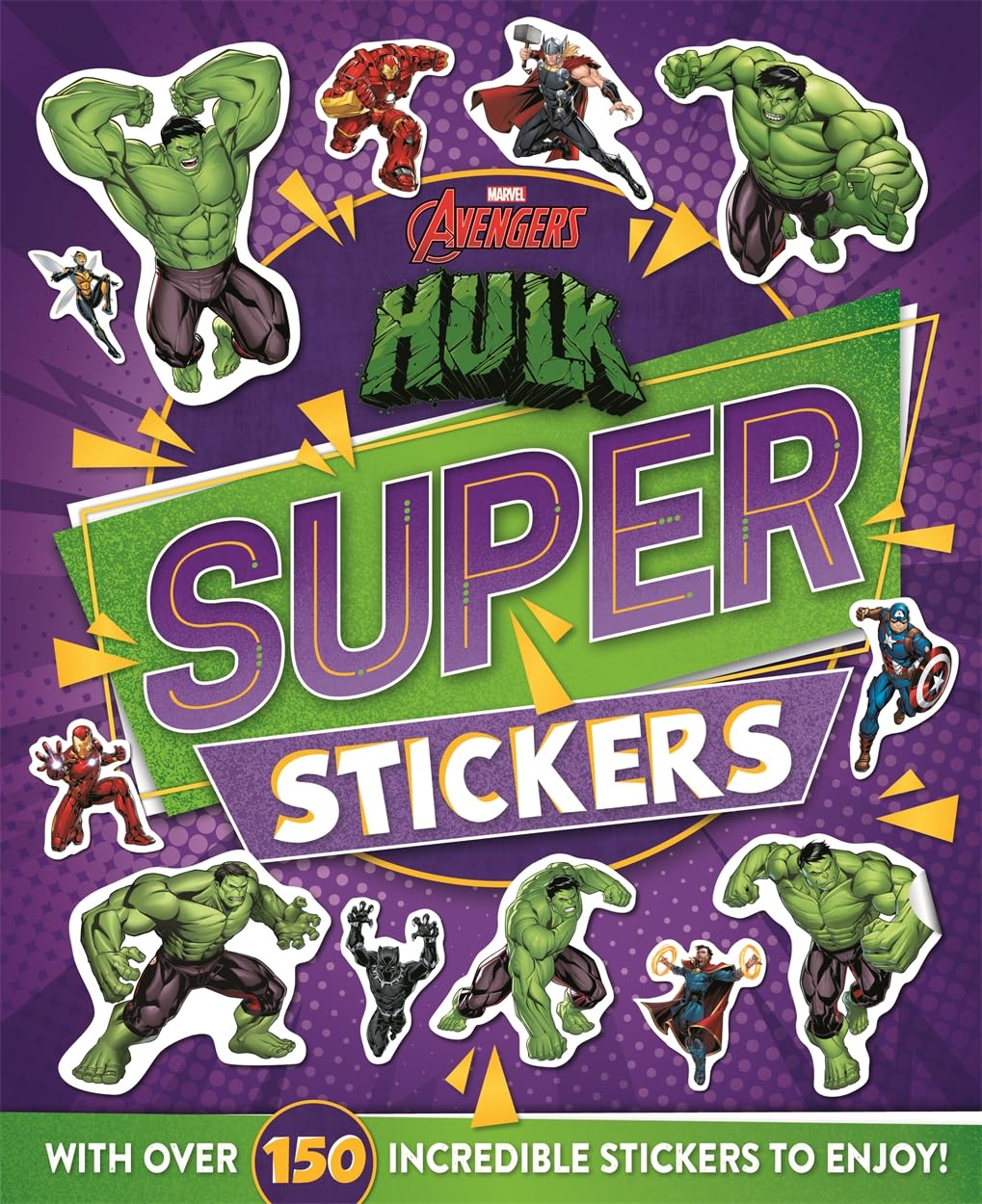 Autumn Marvel Avengers Hulk: Super Stickers Activity Book | Over 150 Stickers | Ages 4-6 1