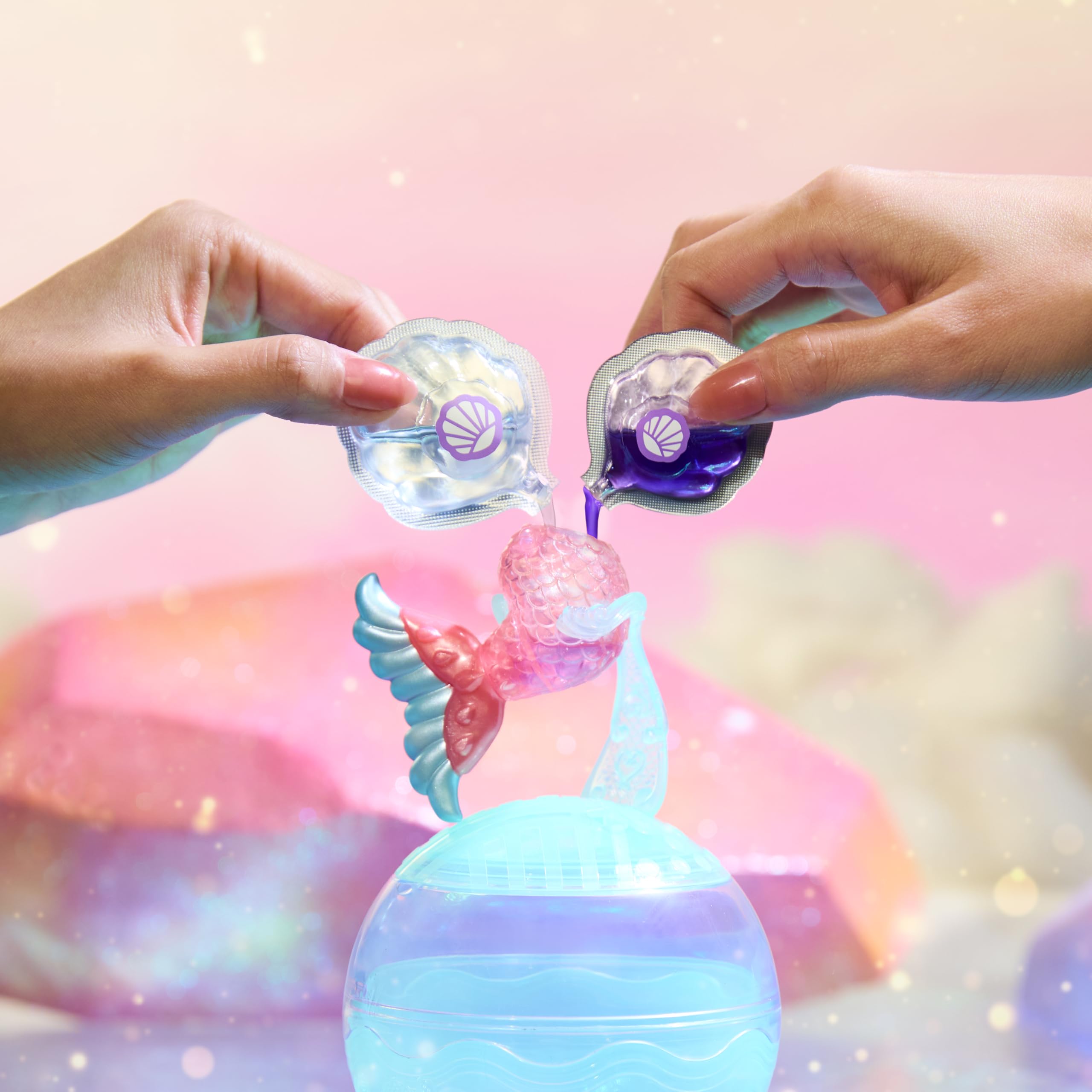 L.O.L. Surprise! Mermaids Makeover Magic Tots Doll - DIY Wearable Lip Gloss | Ages 3+ 4