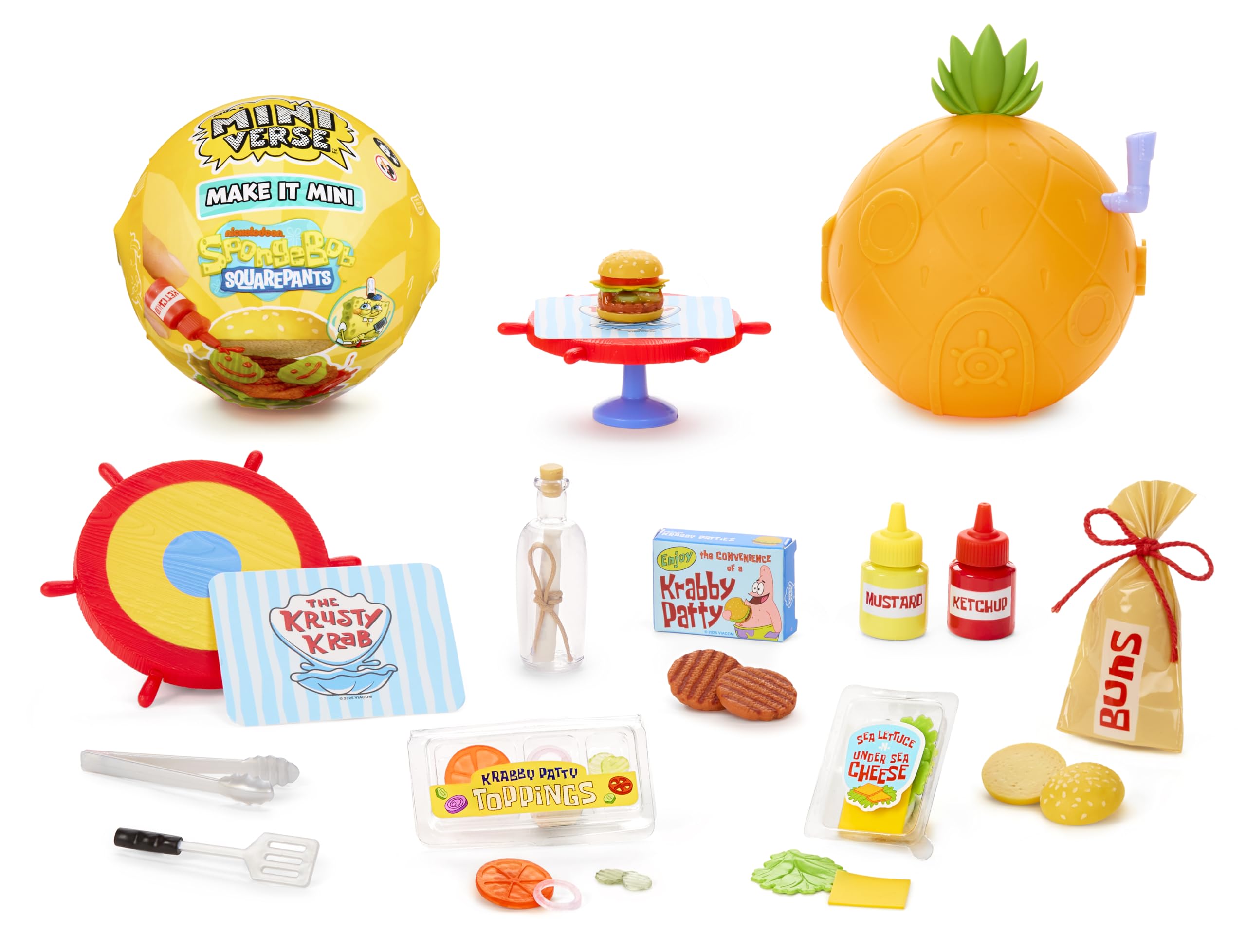 MGA's Miniverse Make It Mini SpongeBob SquarePants Collectables DIY Miniatures | Ages 8+