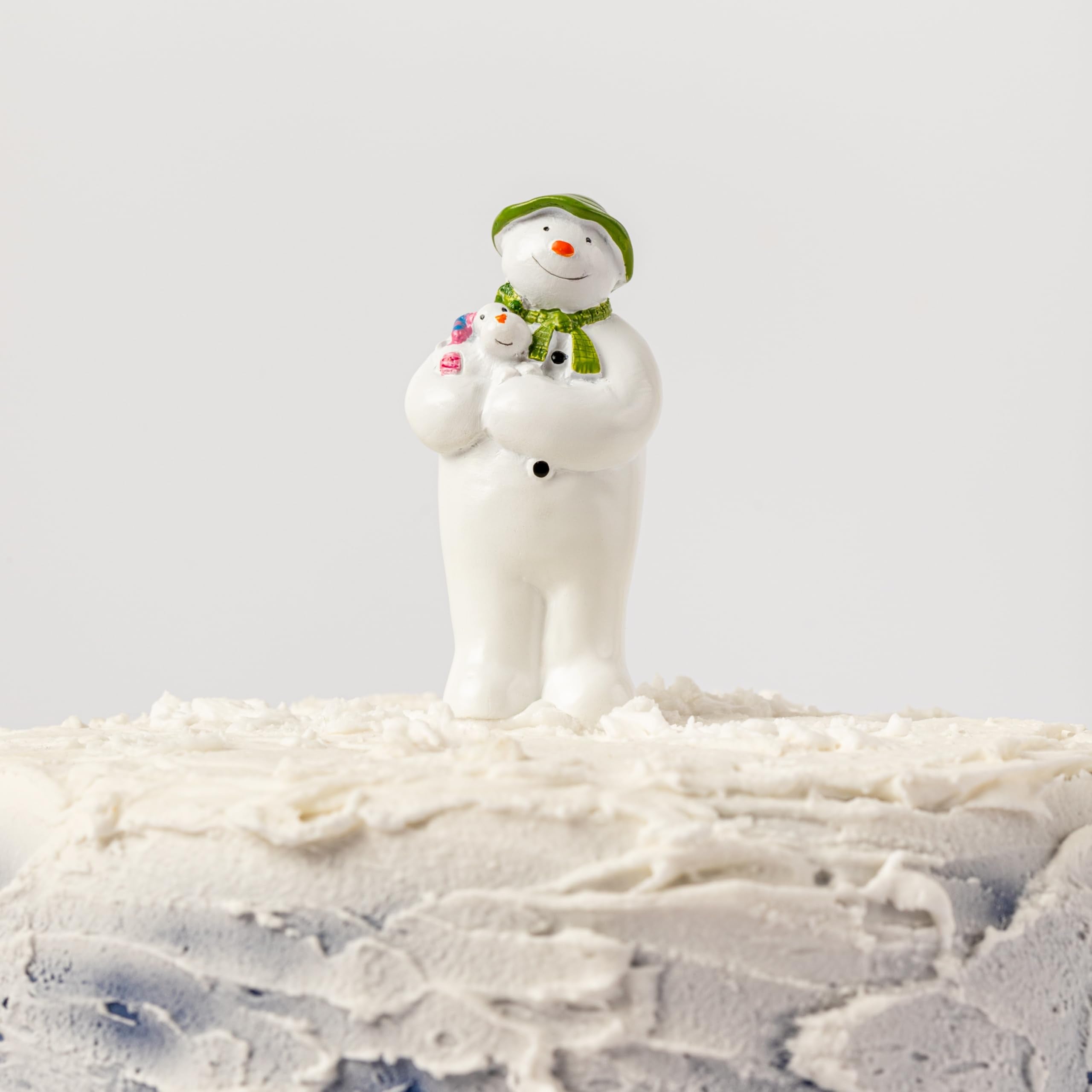 The Snowman™ and The Snowdog Cake Topper - Hand-Painted Resin Figurine for Christmas Cakes 3