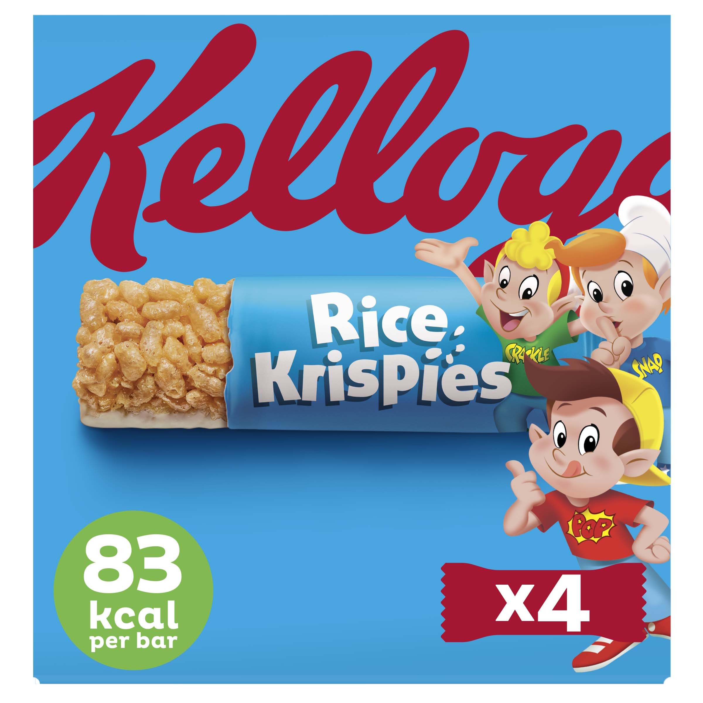 Kellogg's Rice Krispies Breakfast Cereal Bars 4 x 20g 1