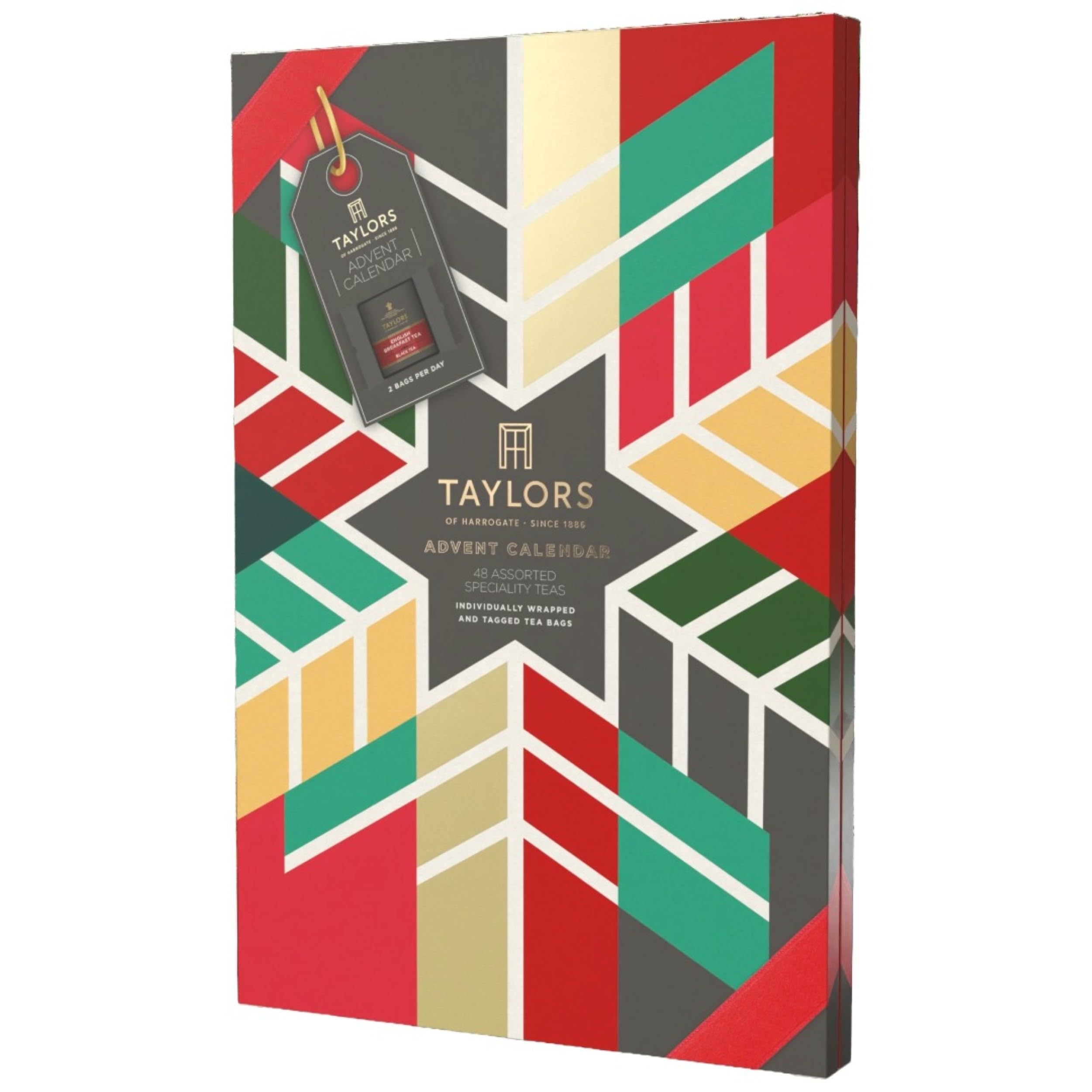 Taylors of Harrogate Assorted Speciality Teas Advent Calendar 2025 - 24 Flavours with 48 Tea Bags 8