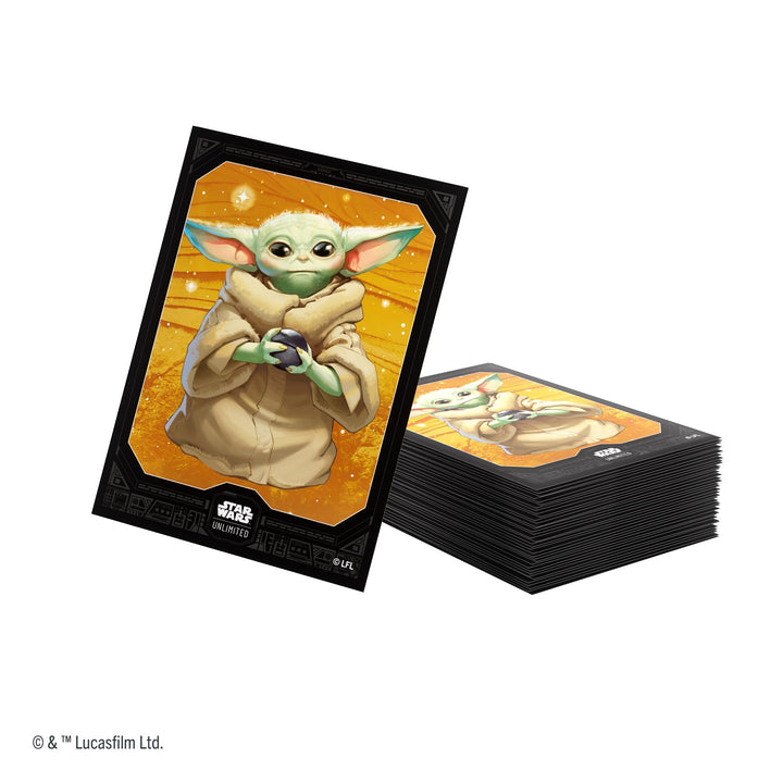 Gamegenic Star Wars: Unlimited Premium Art Sleeves Set 5 - Grogu (66mm x 92mm)