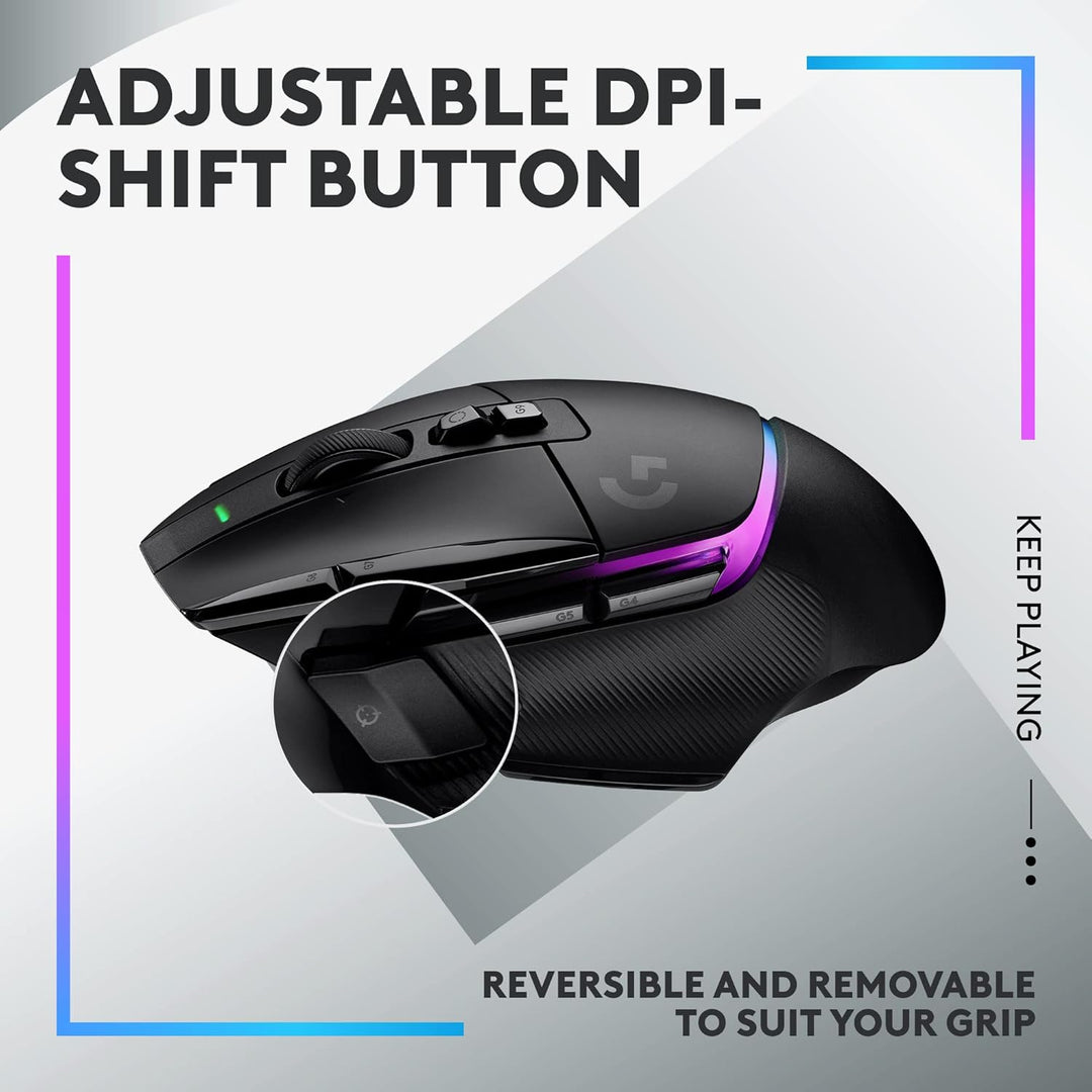 Logitech G502 X PLUS LIGHTSPEED Wireless RGB Gaming Mouse - Black