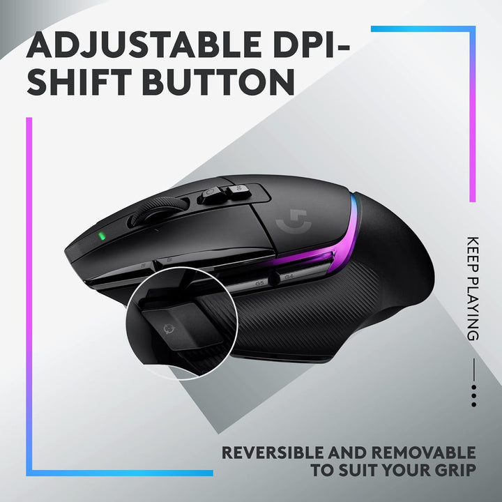 Logitech G502 X PLUS LIGHTSPEED Wireless RGB Gaming Mouse - Black