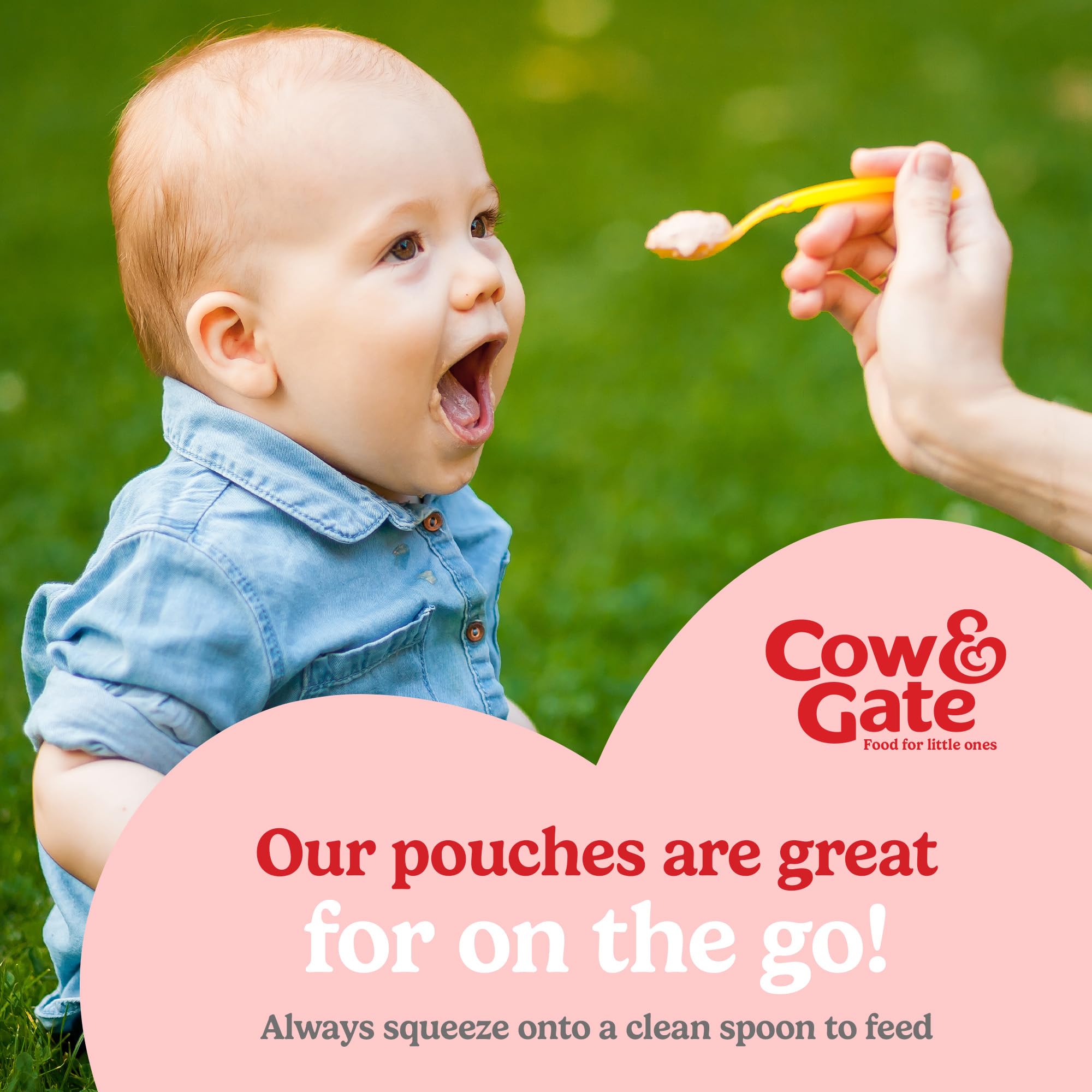 Cow & Gate Apple Mango Orange & Carrot Baby Food Pouch - 6+ Months, 6x100g 6