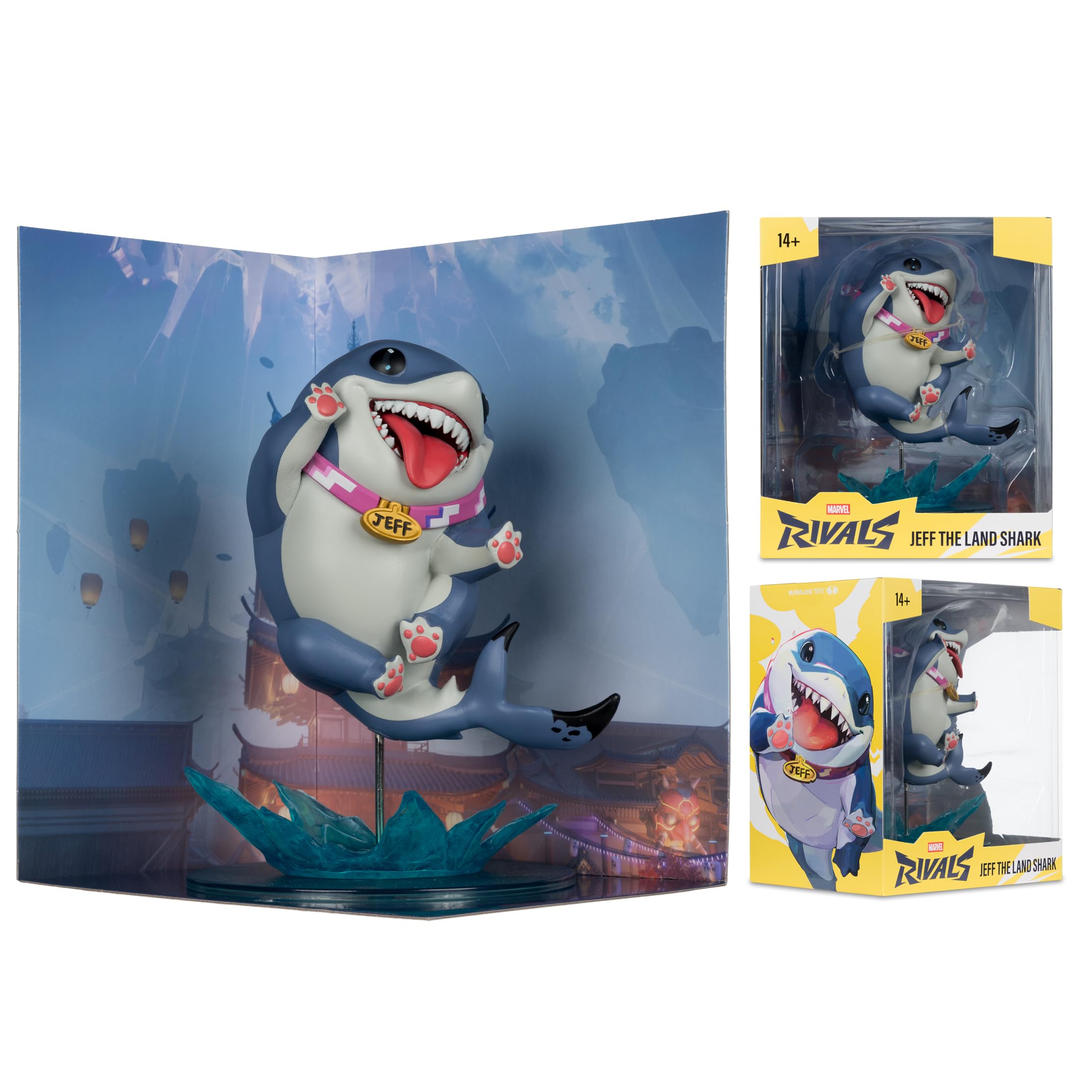 McFarlane Marvel Rivals Jeff The Land Shark Collectible Figure - 1:10 Scale, 7.75" Tall 3