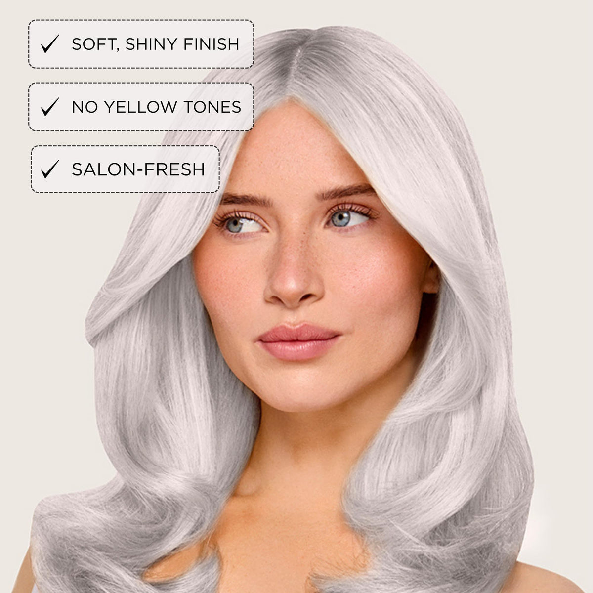 Jerome Russell Bblonde Maximum Colour Silver Toner - Vegan Formula | Ammonia & Peroxide Free | Lasts up to 8 Washes