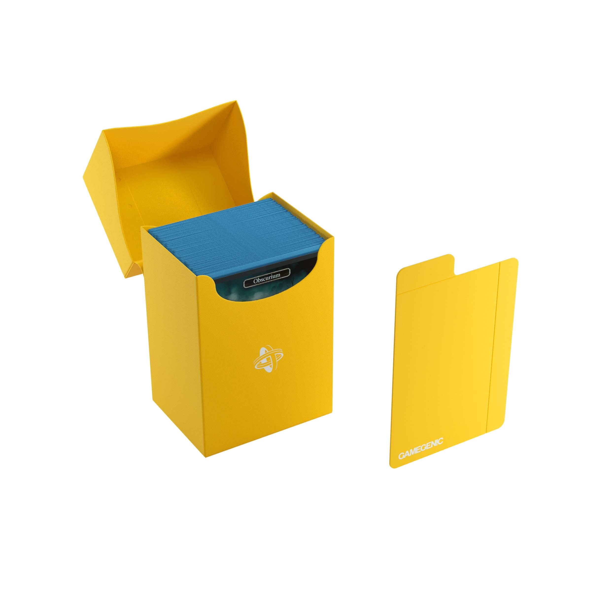 Gamegenic Yellow 80-Card Deck Box for Magic Pokémon Yu-Gi-Oh! TCG | Durable Plastic Storage 6