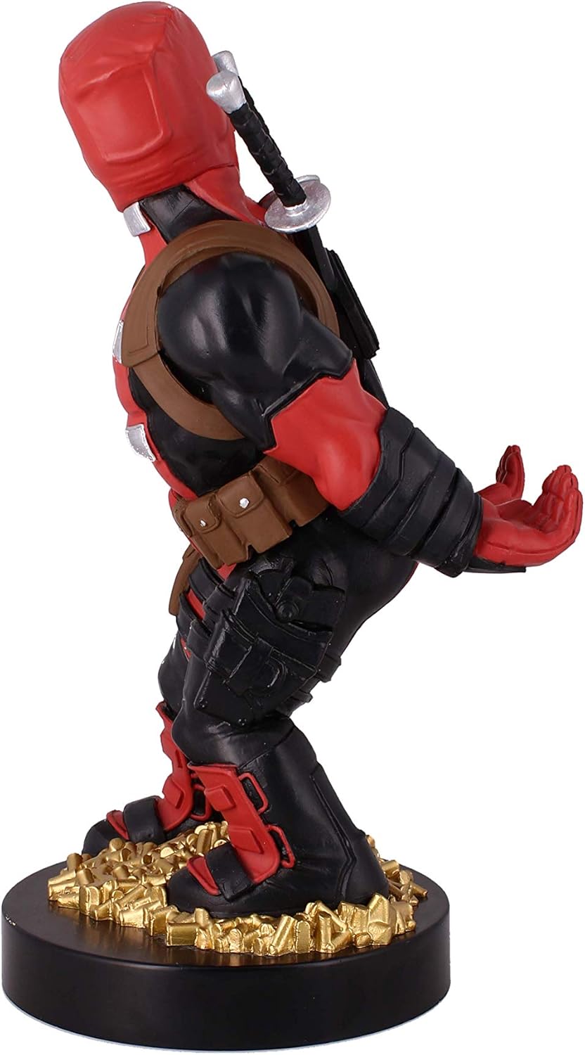 Marvel Deadpool Rear View Cable Guy - Controller & Phone Holder with Charging Cable 6