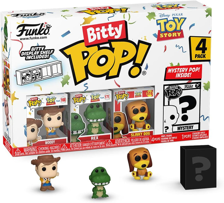 Funko Bitty POP! Toy Story Woody 4PK and A Surprise Mystery Mini Figure