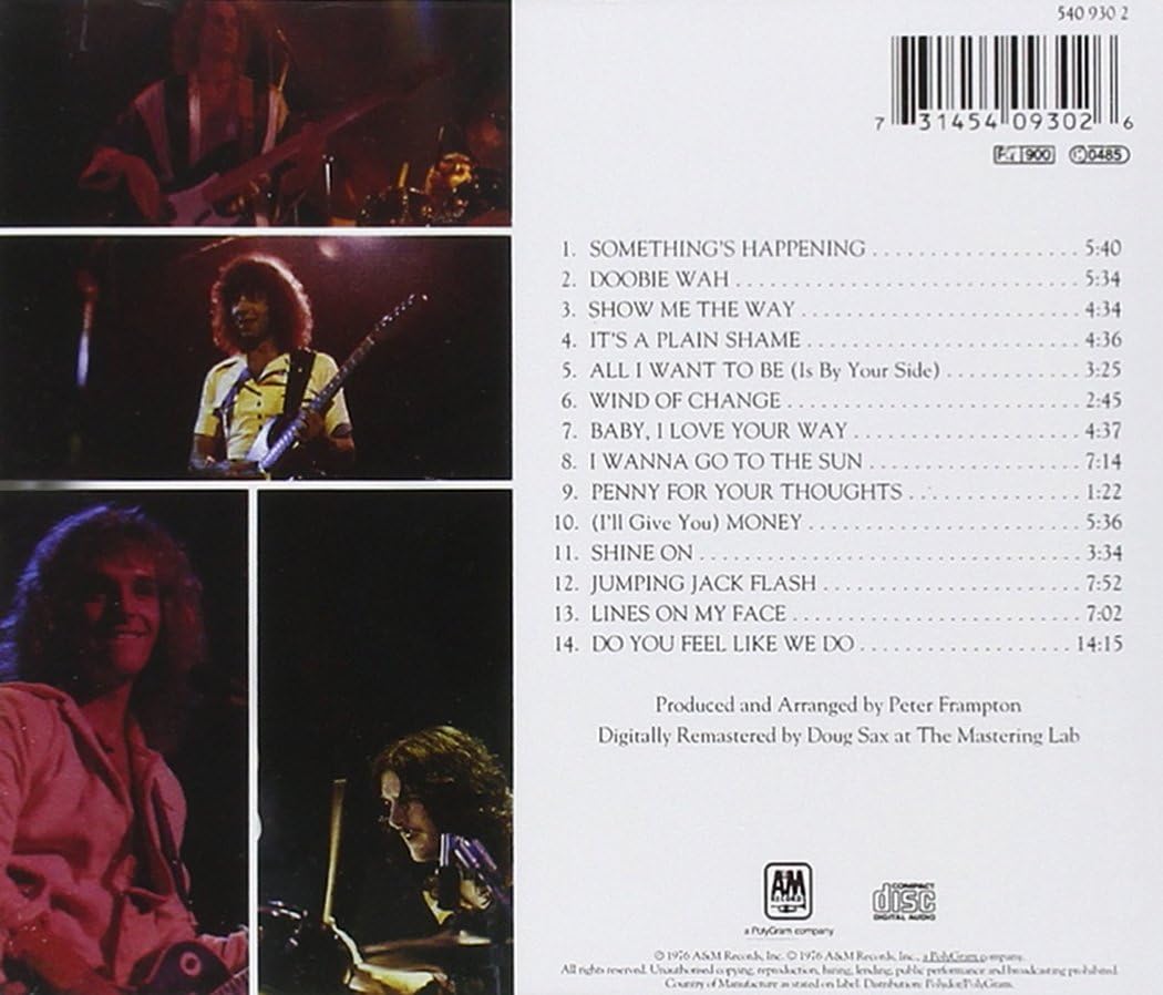 Peter Frampton - Frampton Comes Alive [Audio CD] (‎2139521)