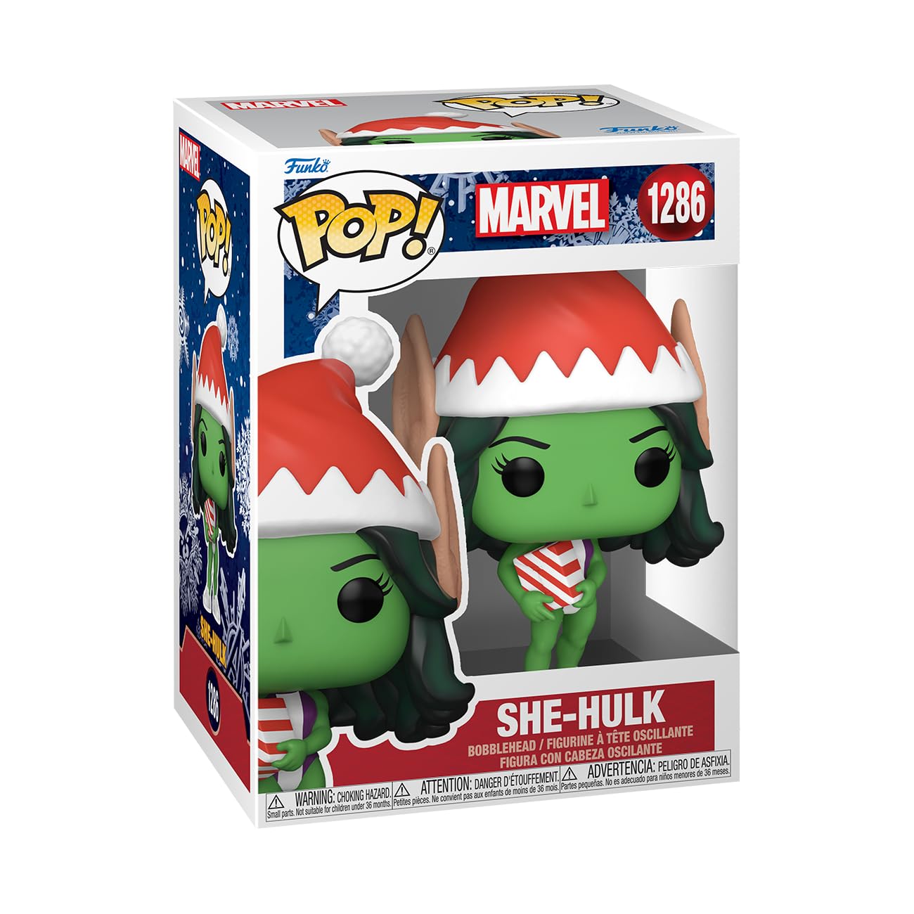 Funko Pop! Marvel: Holiday - She-Hulk Vinyl Figure 1