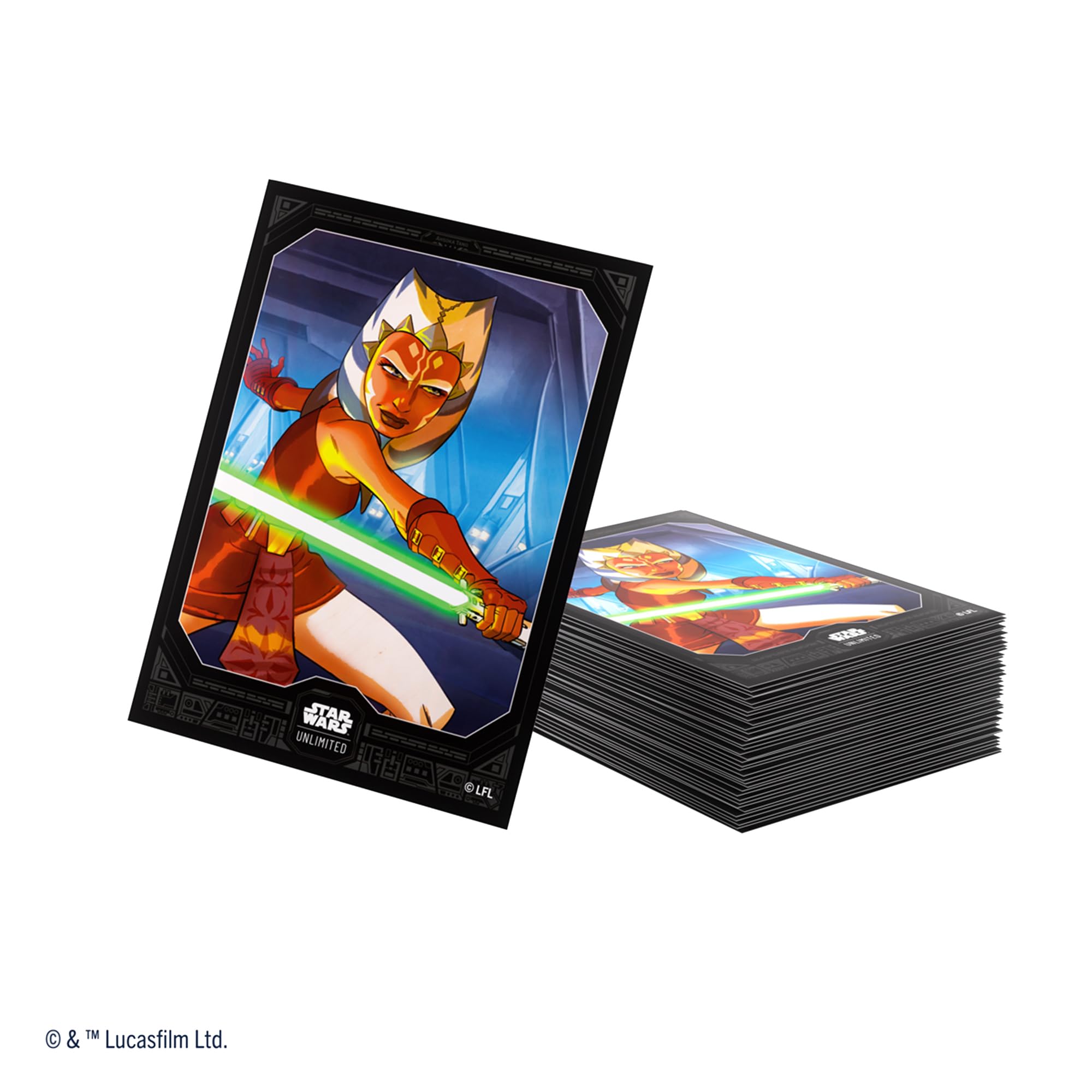 Gamegenic Star Wars Unlimited Ahsoka Tano Art Sleeves | 66x92mm | 60 Count