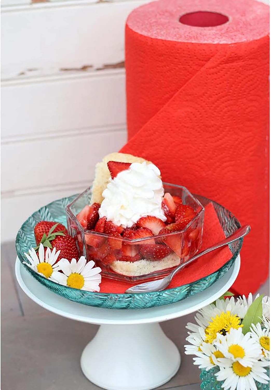 Renova Red Paper Towel 1 Roll, 2-Ply, FSC Certified, Kitchen Roll 3