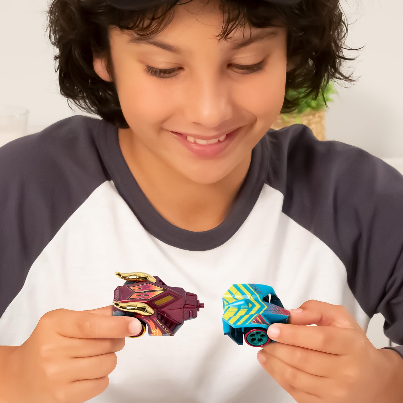 T-RACERS Mix 'N Race 3 Pack – Collectible Interchangeable Cars for Kids 3+ 3