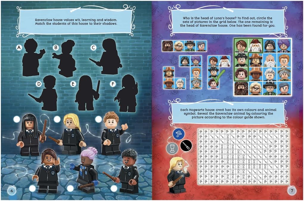 LEGO Harry Potter Official Yearbook 2027 - Activity Book with Luna Lovegood Minifigure & Wand