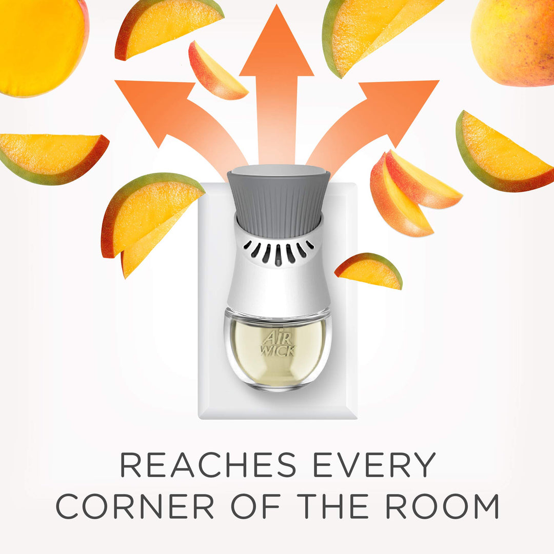 Air Wick Island Mango Air Freshener Refill for Electrical Plug-In Diffuser (19 ml)