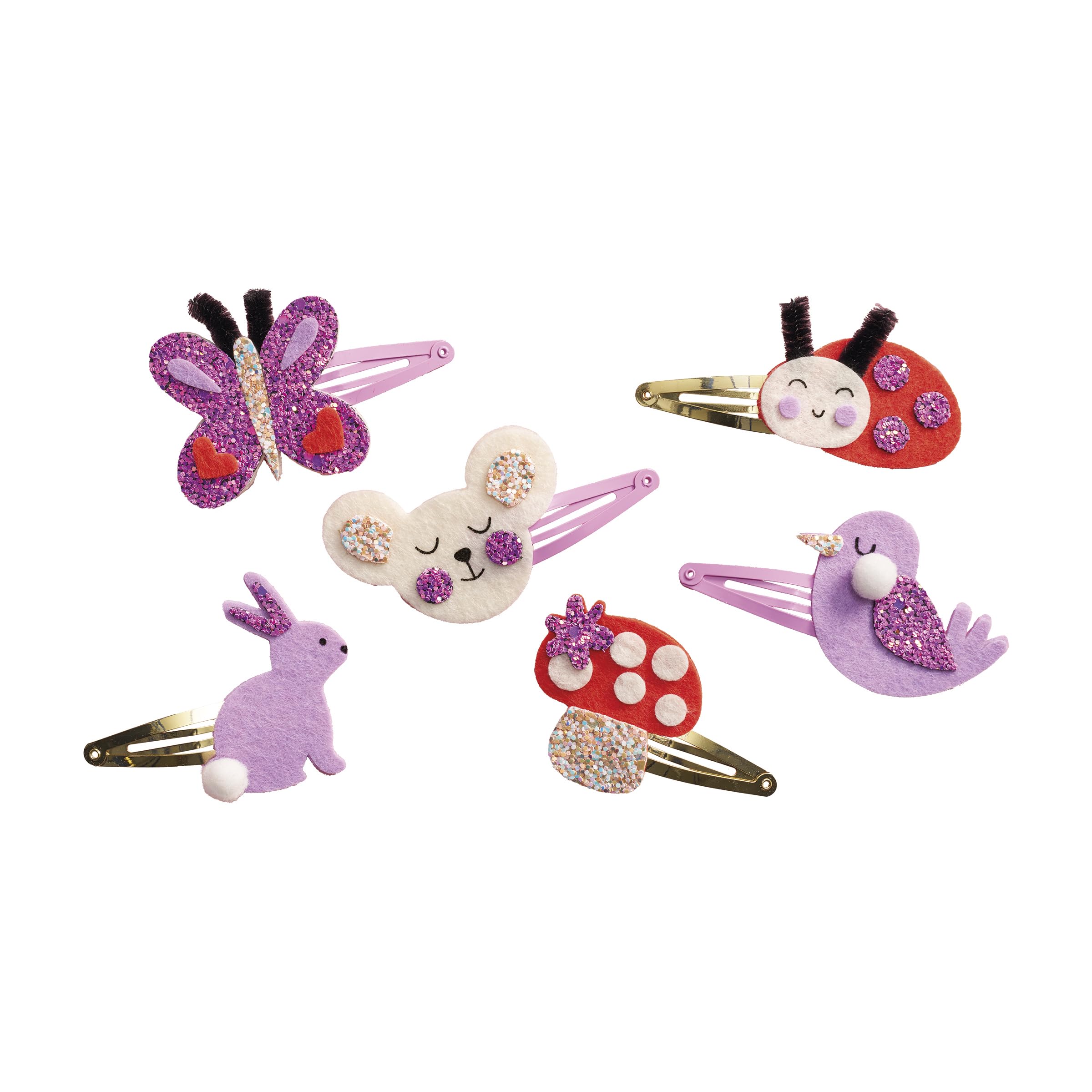 Janod Flower Garden Hair Clip Jewellery Making Kit | Ages 5-10 | Develops Fine Motor Skills 2