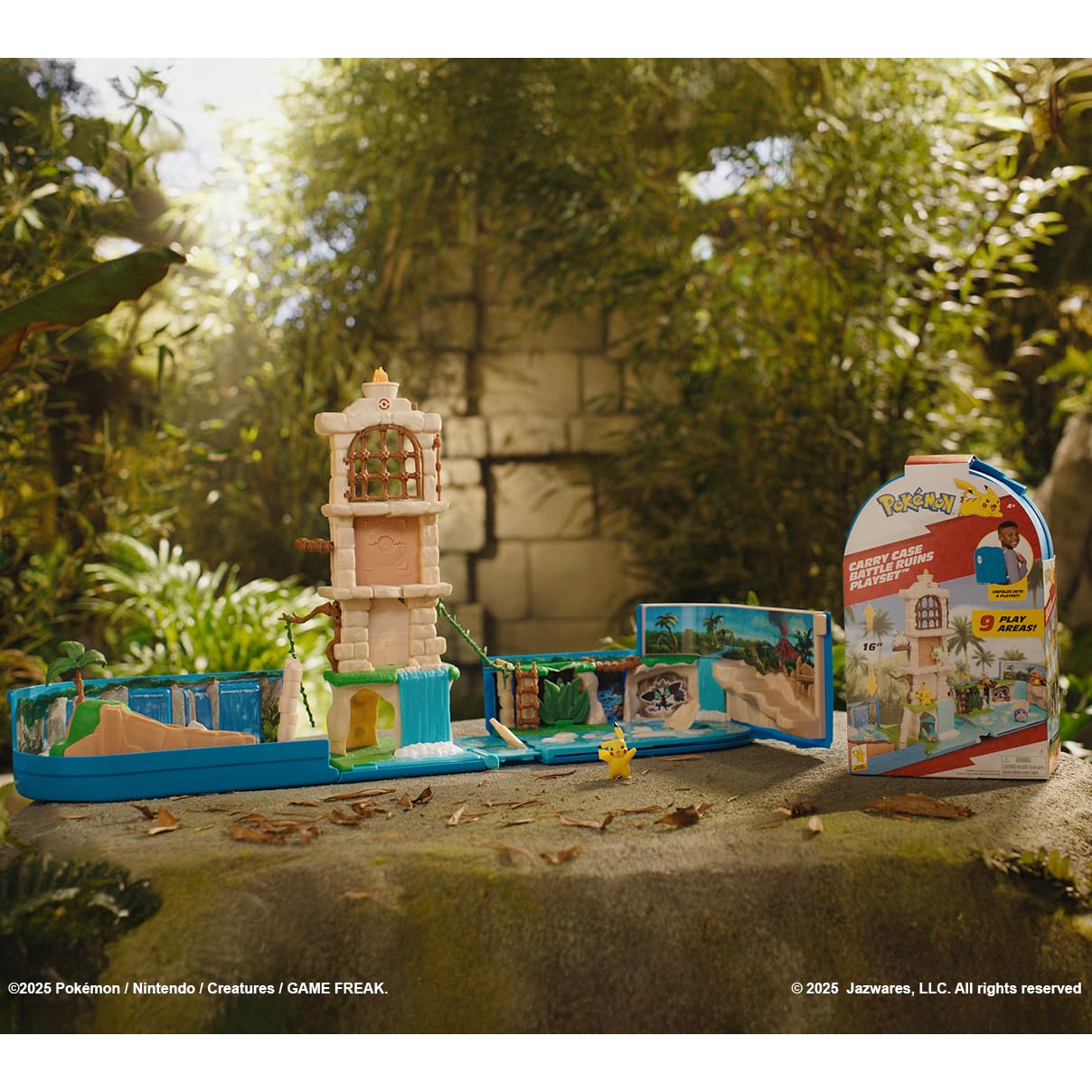 Jazwares Pokémon Battle Ruins Portable Transforming Backpack Playset 2