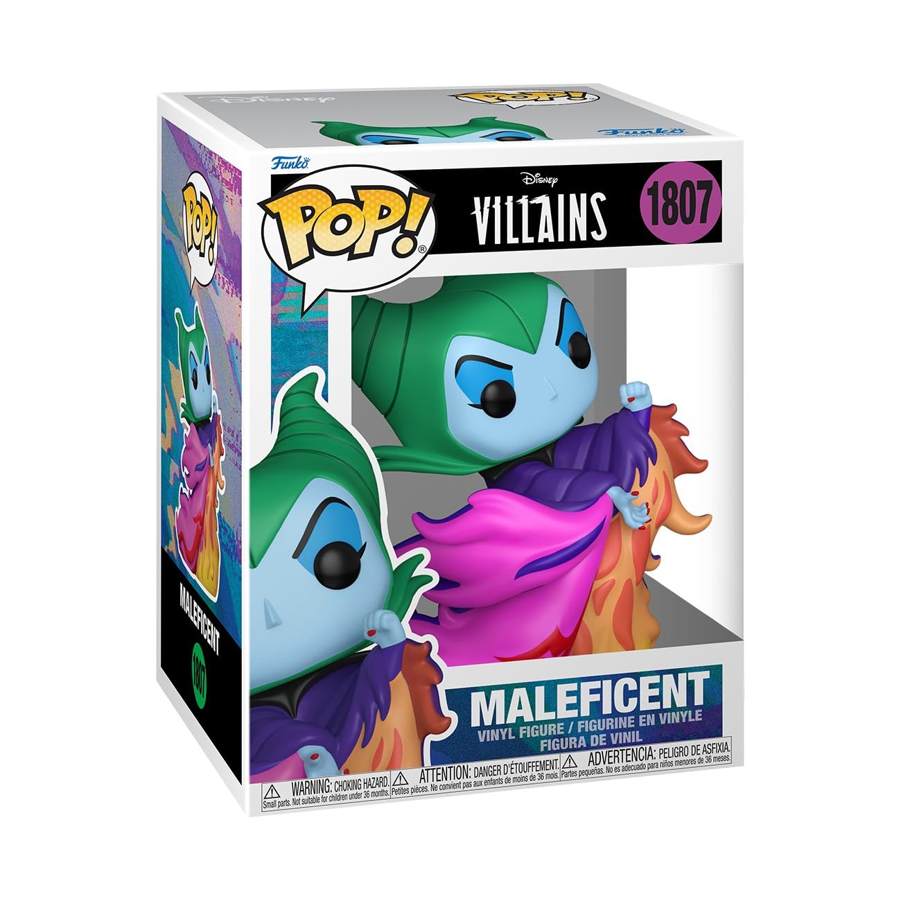 Funko Disney Sleeping Beauty Maleficent Ombre Chibi Character Figure - 3.75 Inch Vinyl