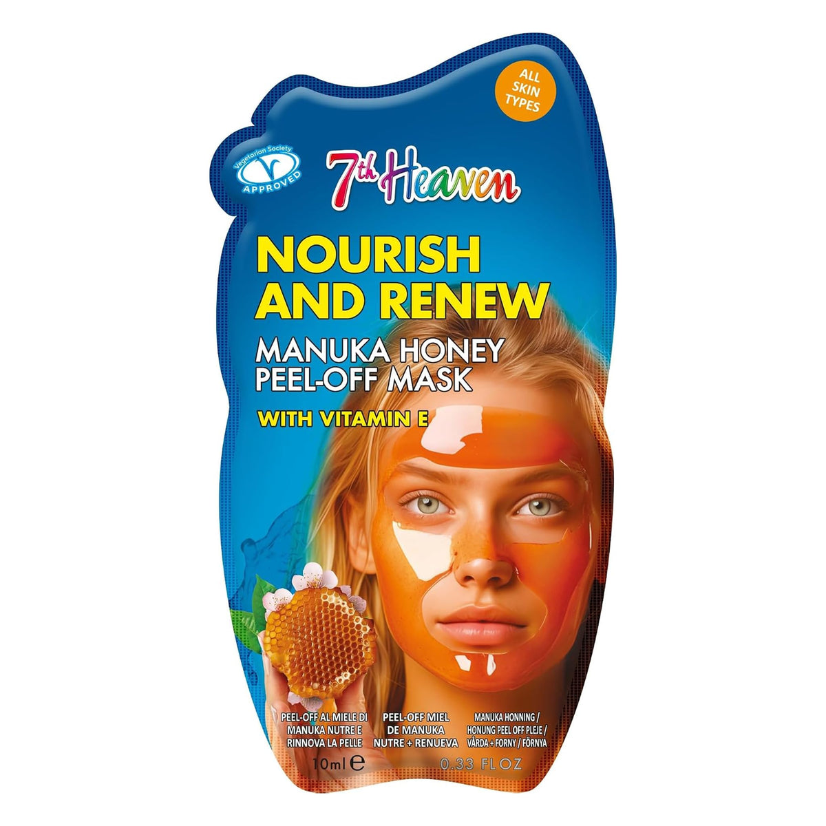 7th Heaven Manuka Honey Peel Off Face Mask - Nourishing & Repairing | 10 ml