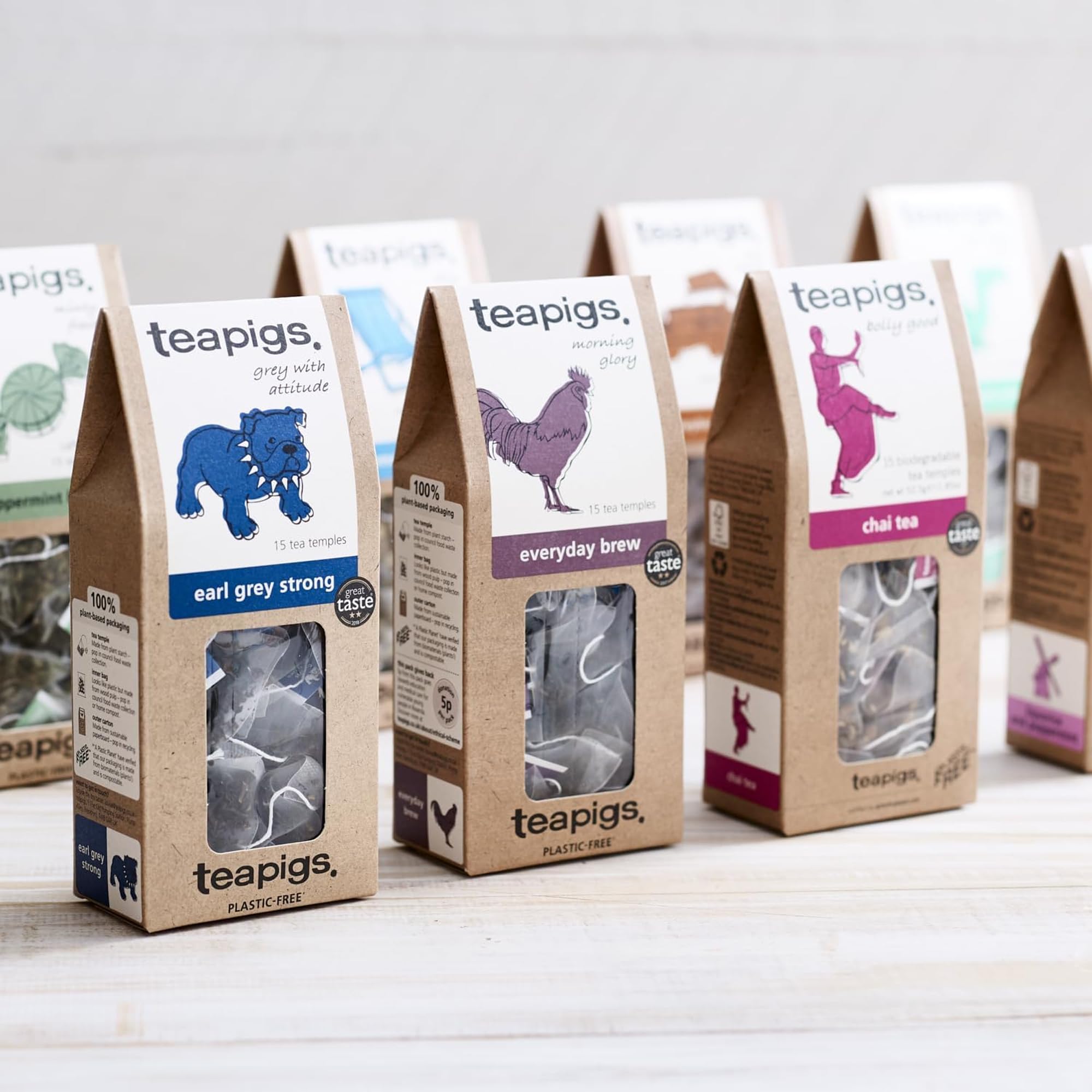 teapigs Lemon and Ginger Herbal Tea Bags | 15 Count | Caffeine-Free Infusion 8