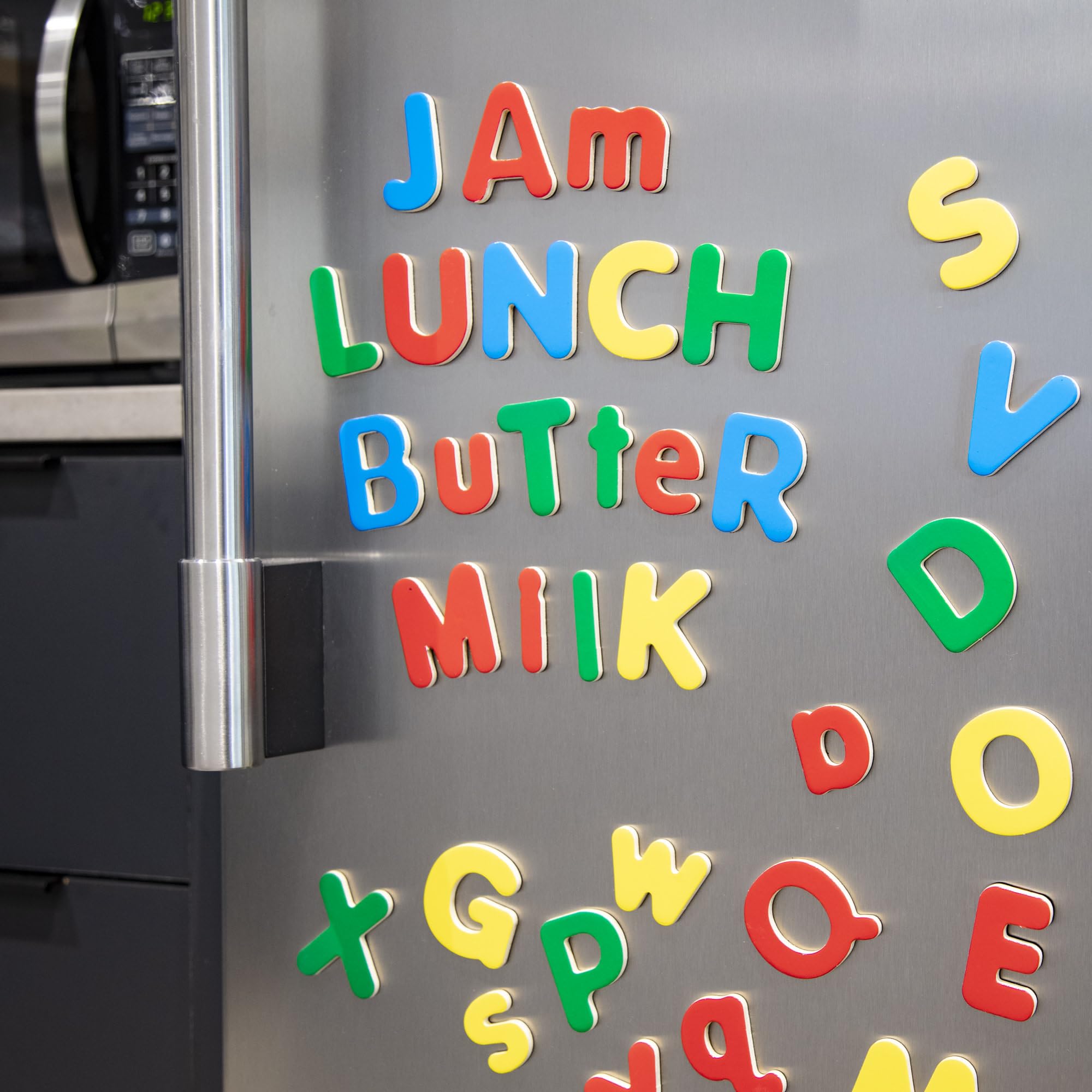 Melissa & Doug Magnetic Wooden Letters - Educational Alphabet Playset for Kids 3-6 12