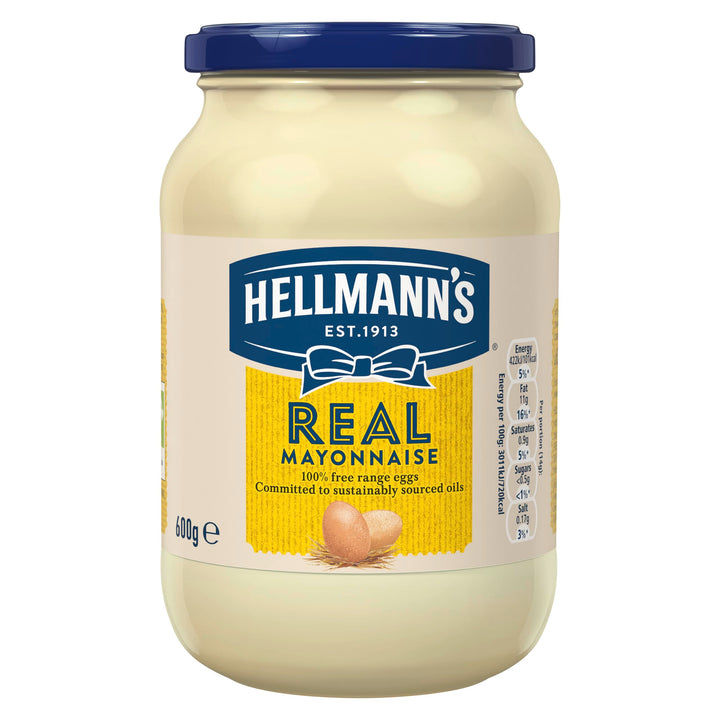 Hellmann's - Real Mayonnaise with 100% Free-Range Eggs & Sustainably Sourced Oils