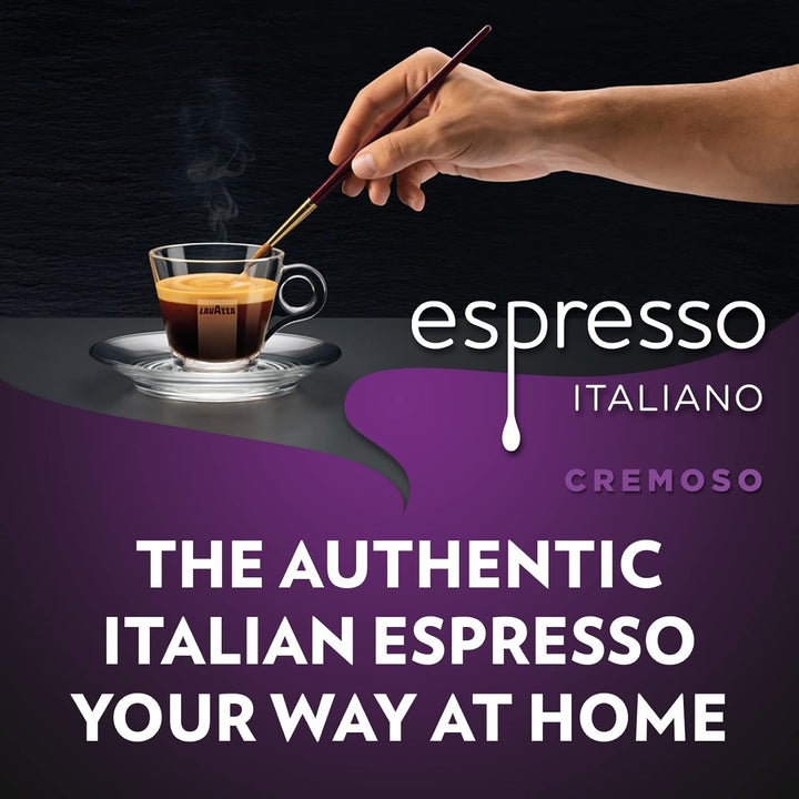 Lavazza Espresso Cremoso - 1kg Pack of 100% Arabica Medium Roast Whole Coffee Beans