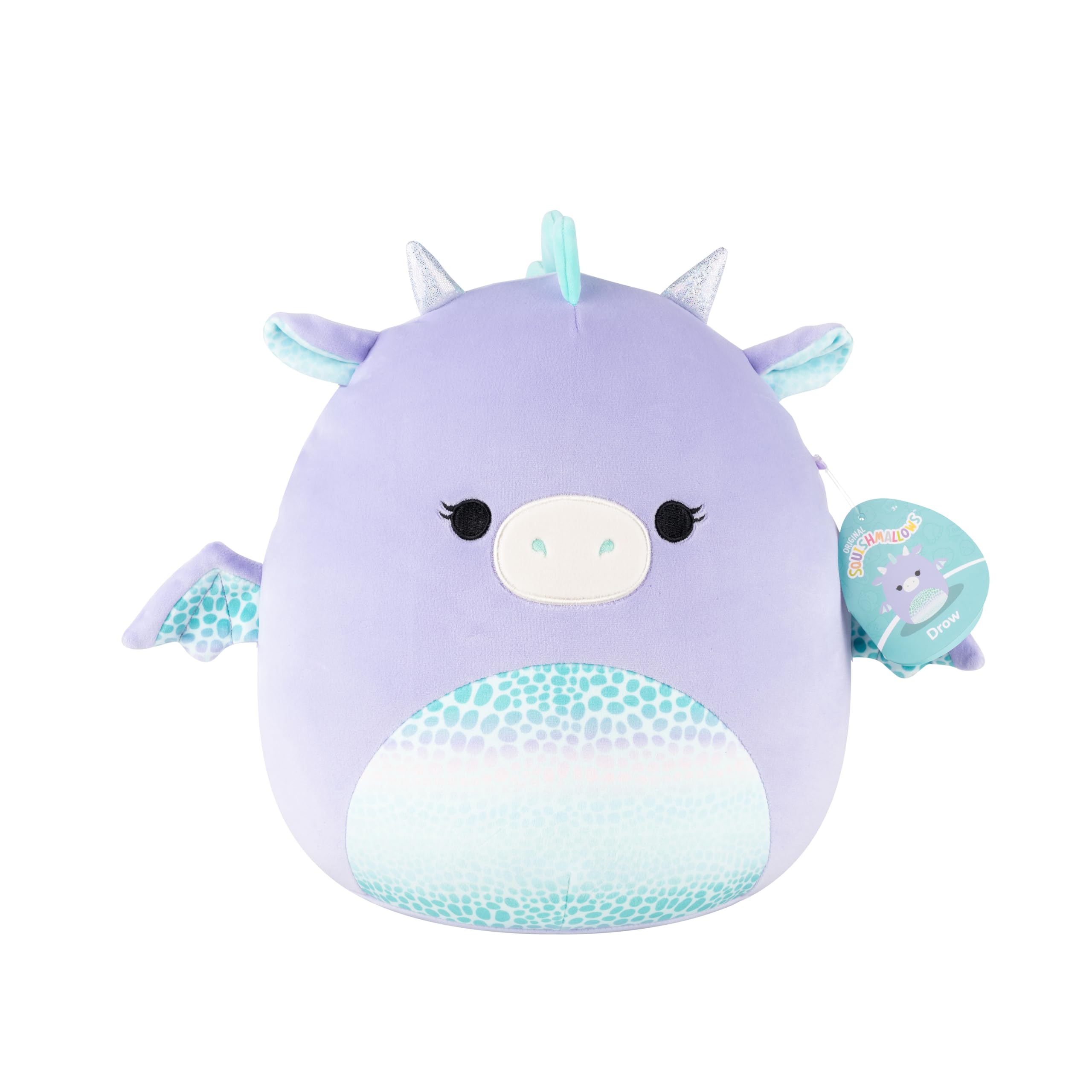 Squishmallows Drow the Purple Dragon - 12-Inch Plush Stuffed Animal 1