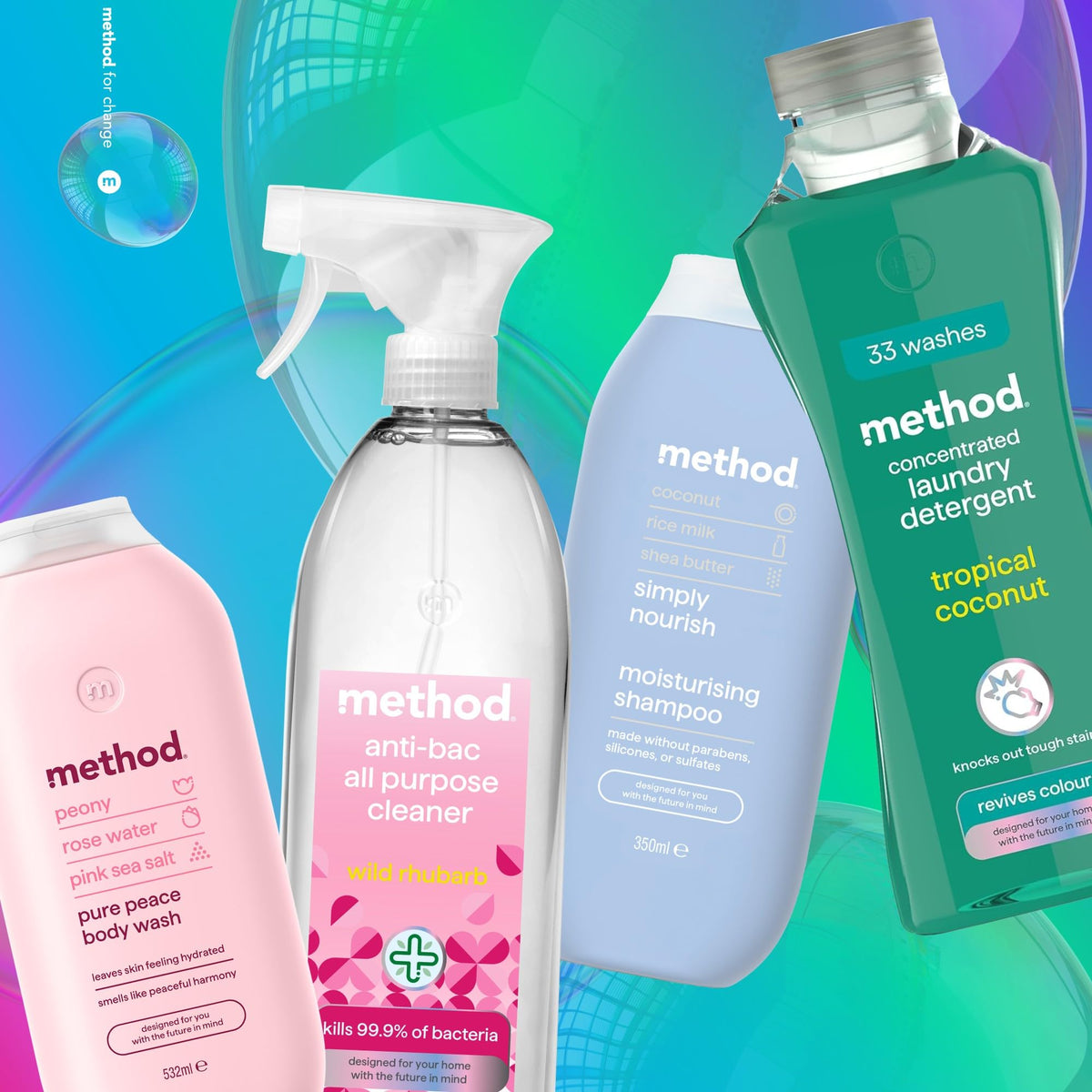 Method Foaming Hand Wash - Hibiscus Berry - 300 ml