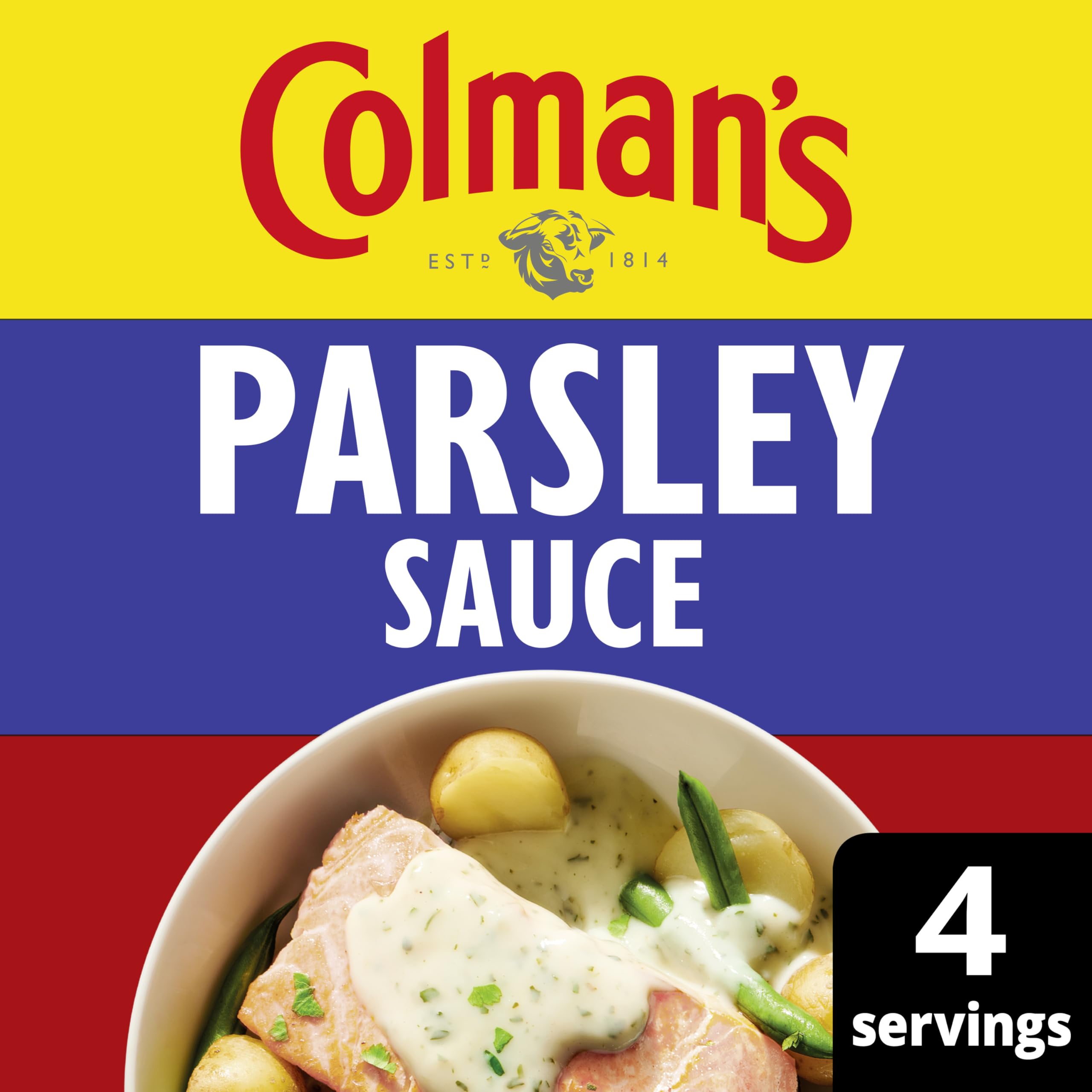 Colman's Parsley Sauce Mix with Herbs & Nutmeg for Midweek Meals | 20g Pack of 3