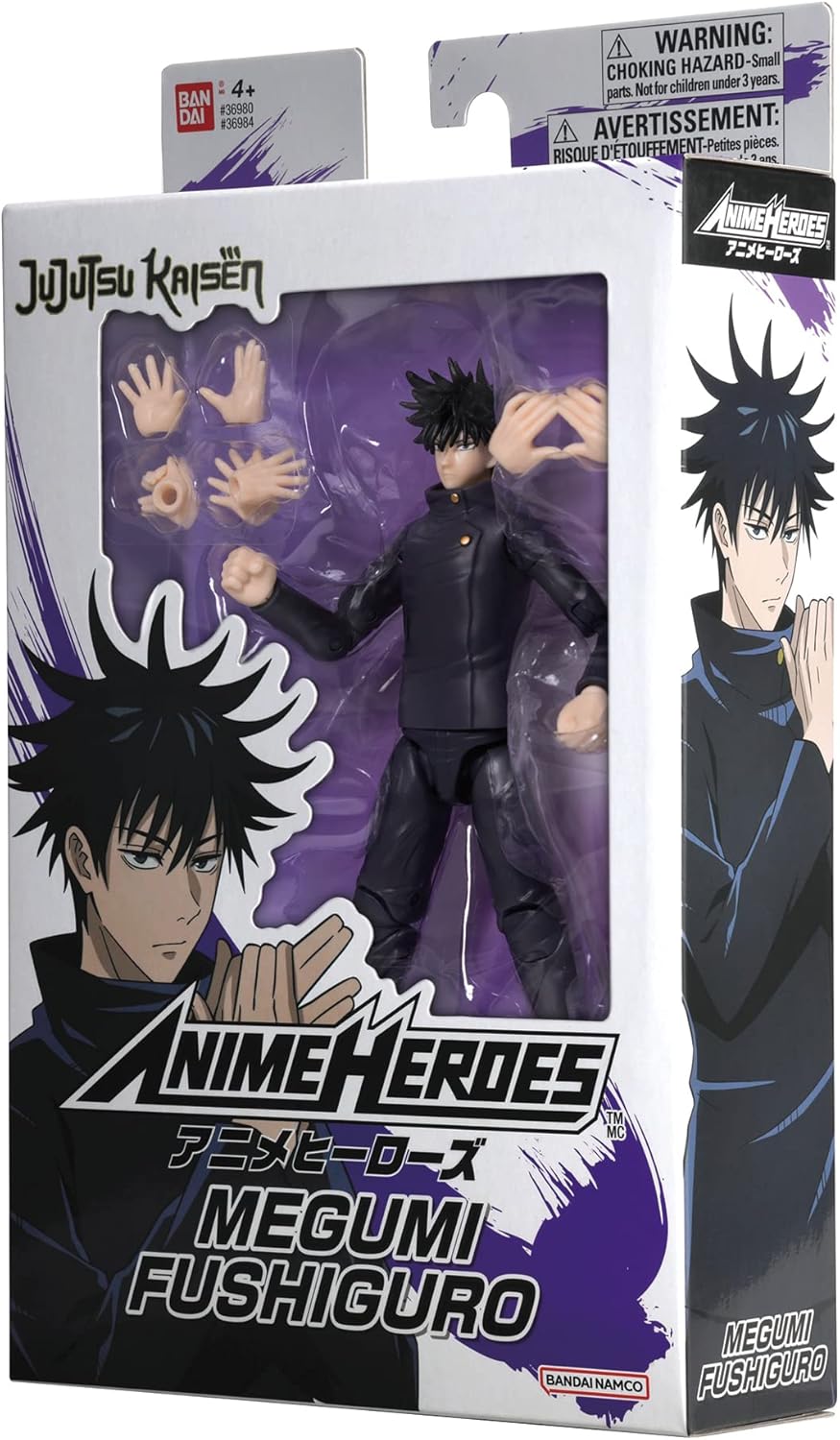Bandai Anime Heroes Jujutsu Kaisen - Megumi Fushiguro Action Figure 5