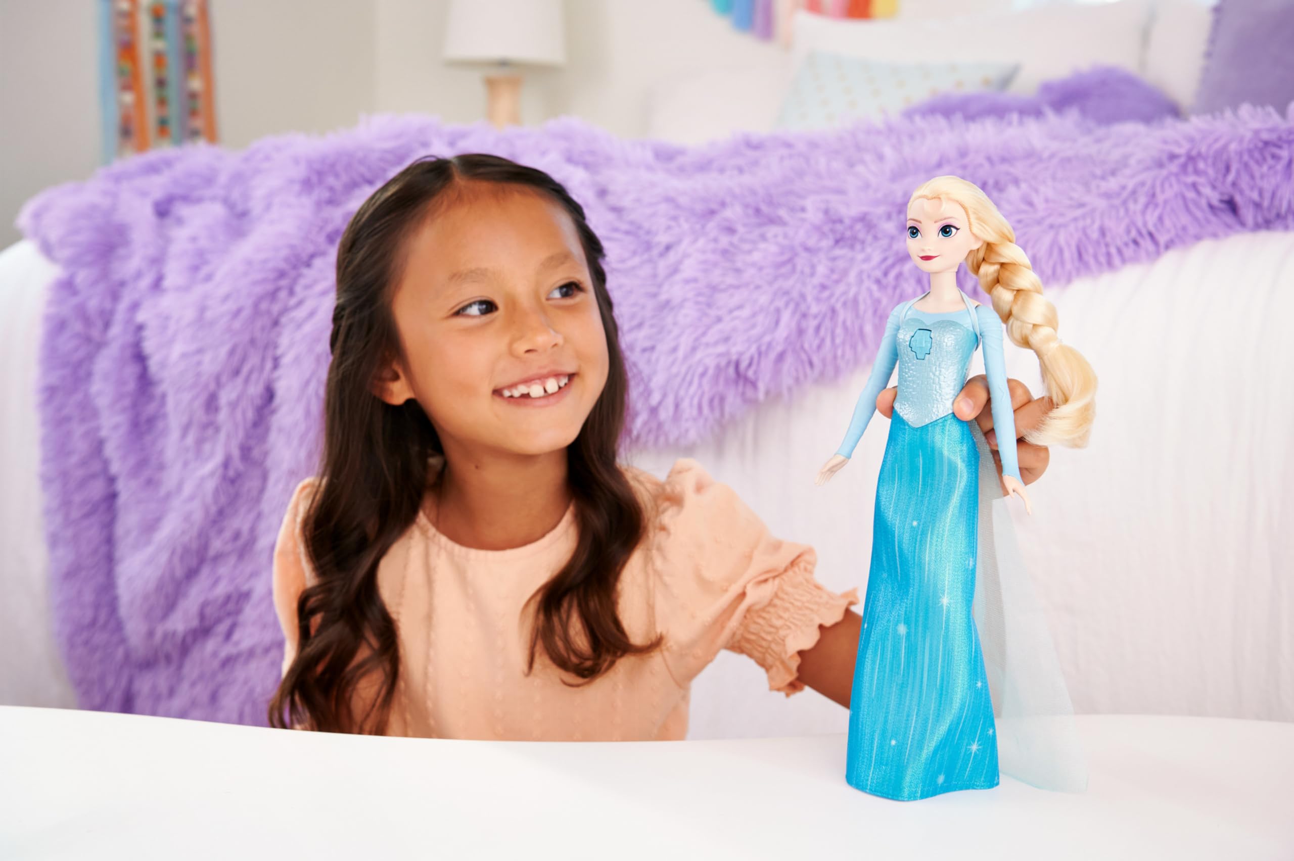 Mattel Disney Frozen Singing Elsa Doll - 'Let It Go' Musical Toy with Classic Outfit, Ages 3+ 2