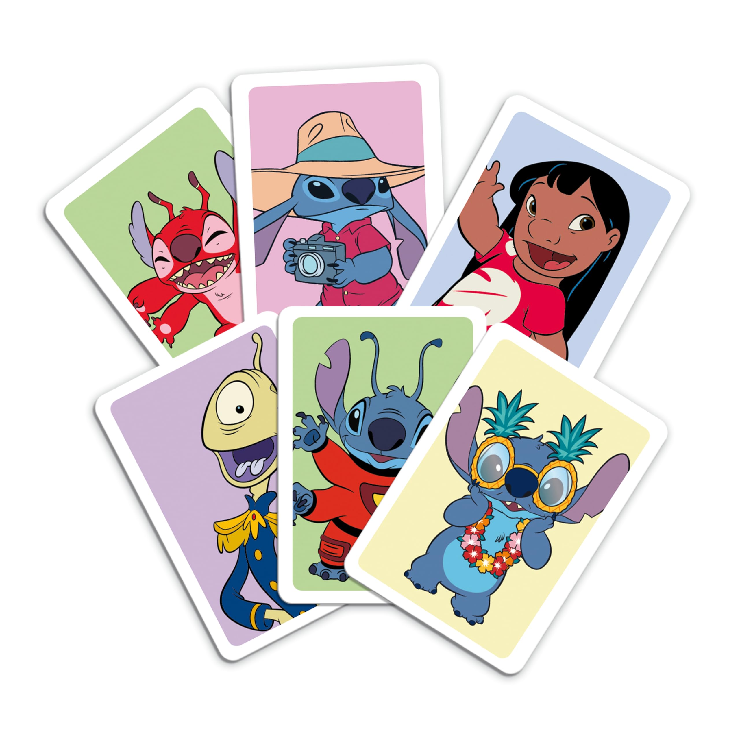 Top Trumps Match Game - Disney Stitch Theme | Match Five in a Row | Portable Travel Game for Kids 4