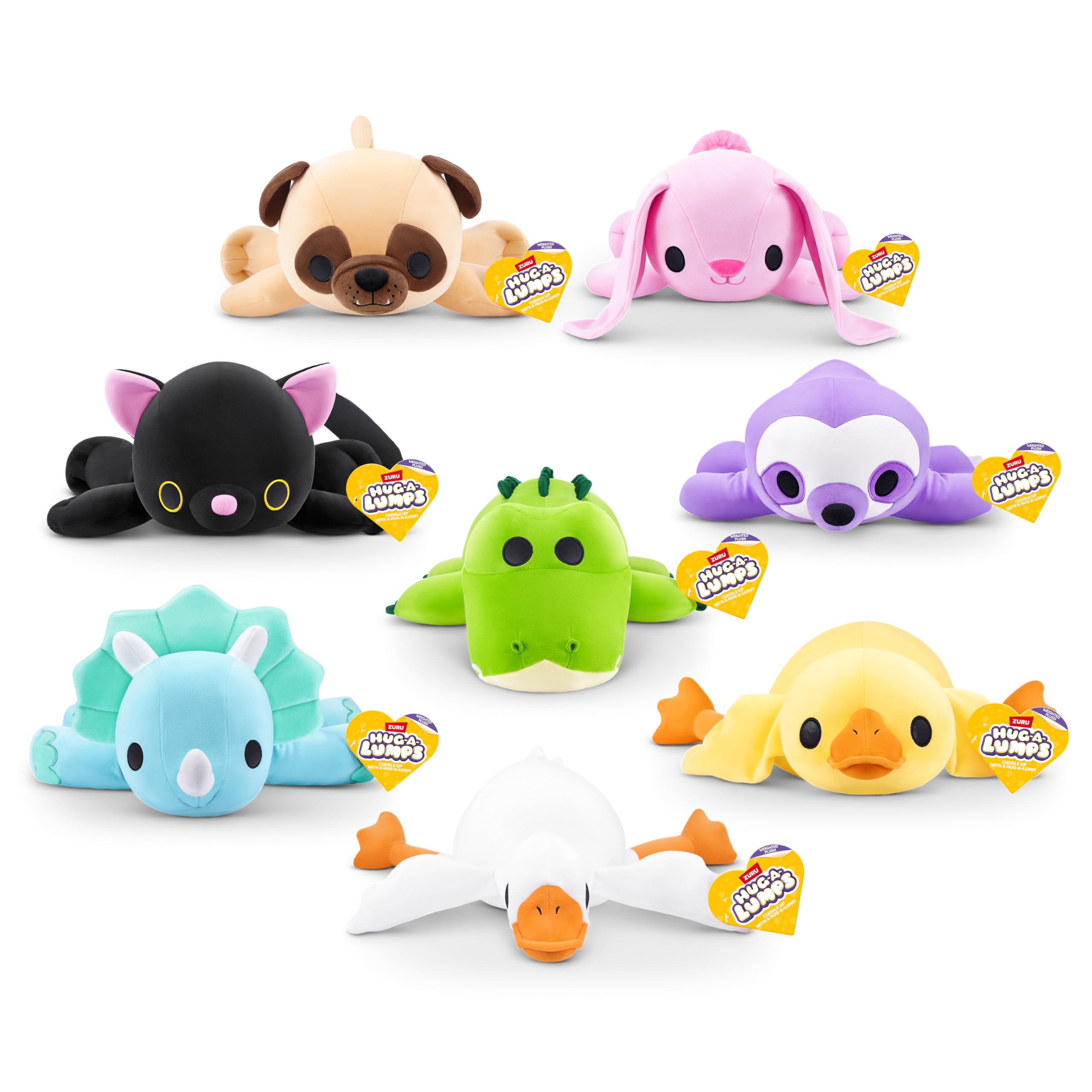Hug-A-Lumps by ZURU - Weighted Cuddly Plush for Comfort & Stress Relief 2