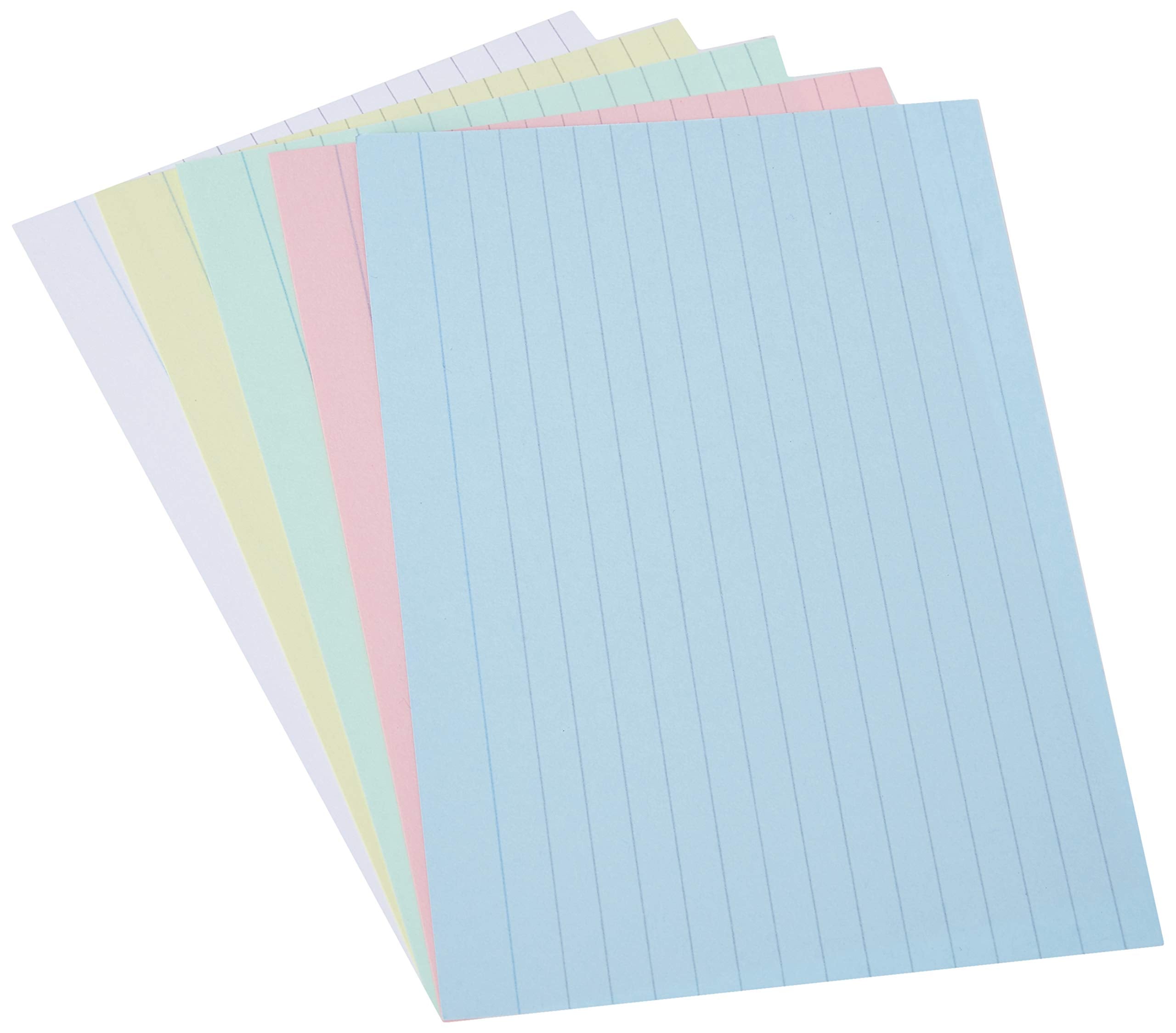 Silvine Luxpad Revision A6 Flash Cards - Lined, 150 Cards, Assorted Colours 2