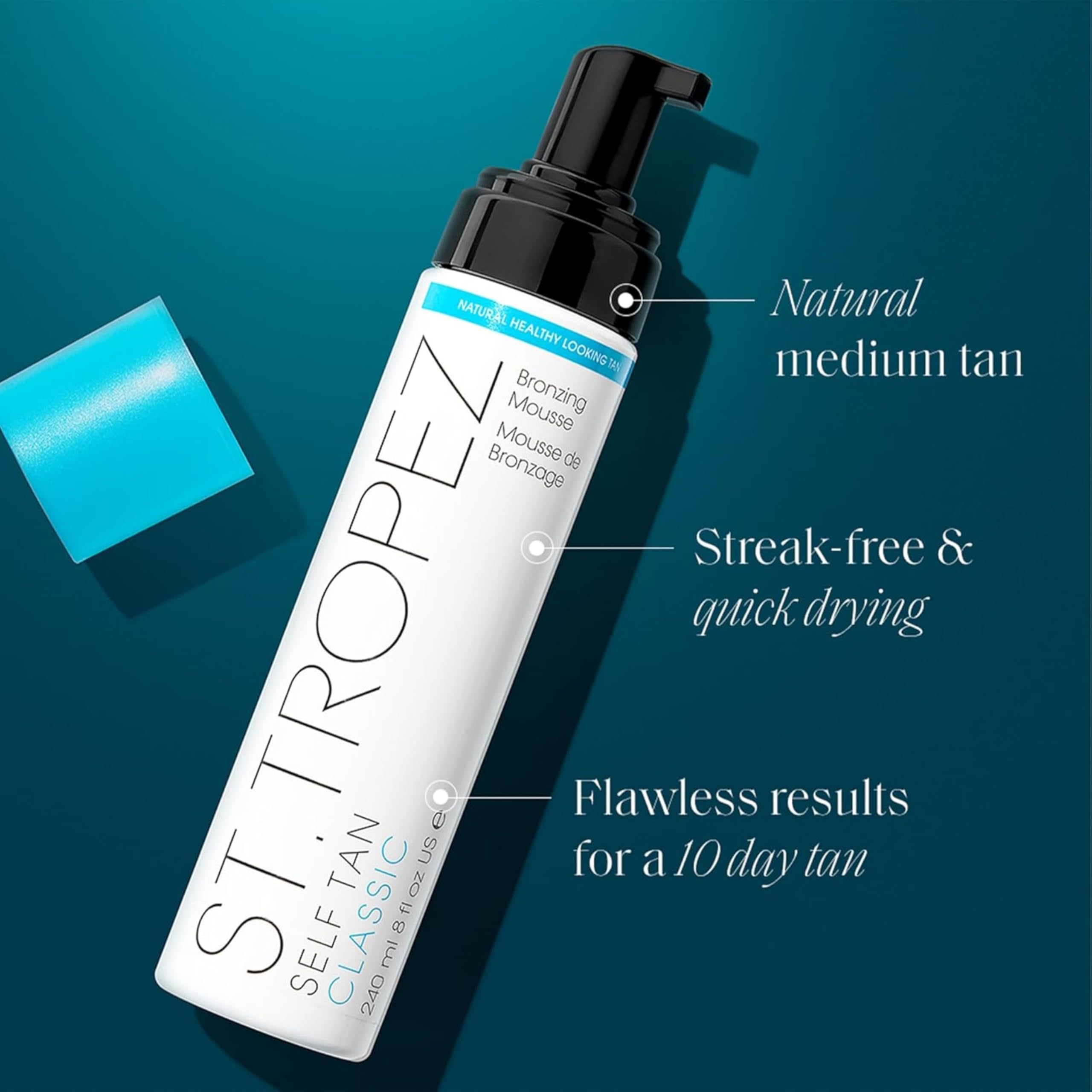 St.Tropez Self Tan Classic Bronzing Mousse - Streak-Free, Natural Tan | 240 ml 3