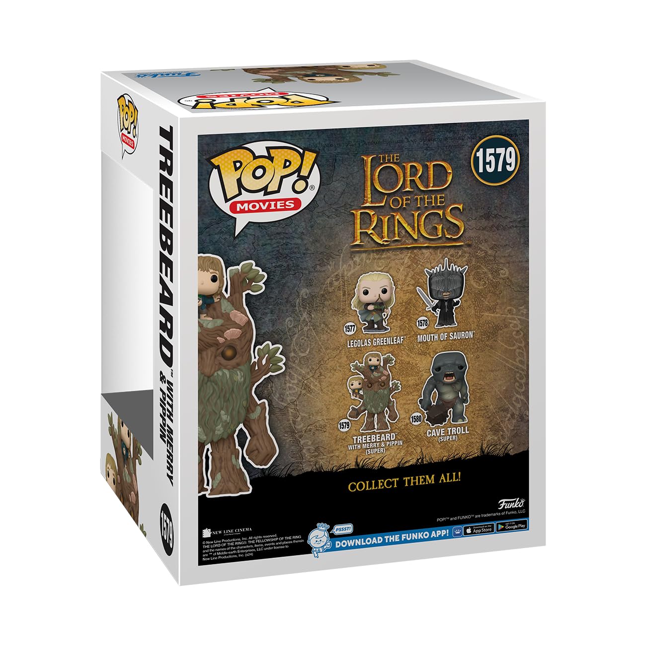 Funko Super: LOTR - Pippin Took Treebeard With Mary & Pip Vinyl Figure | 6-Inch 3