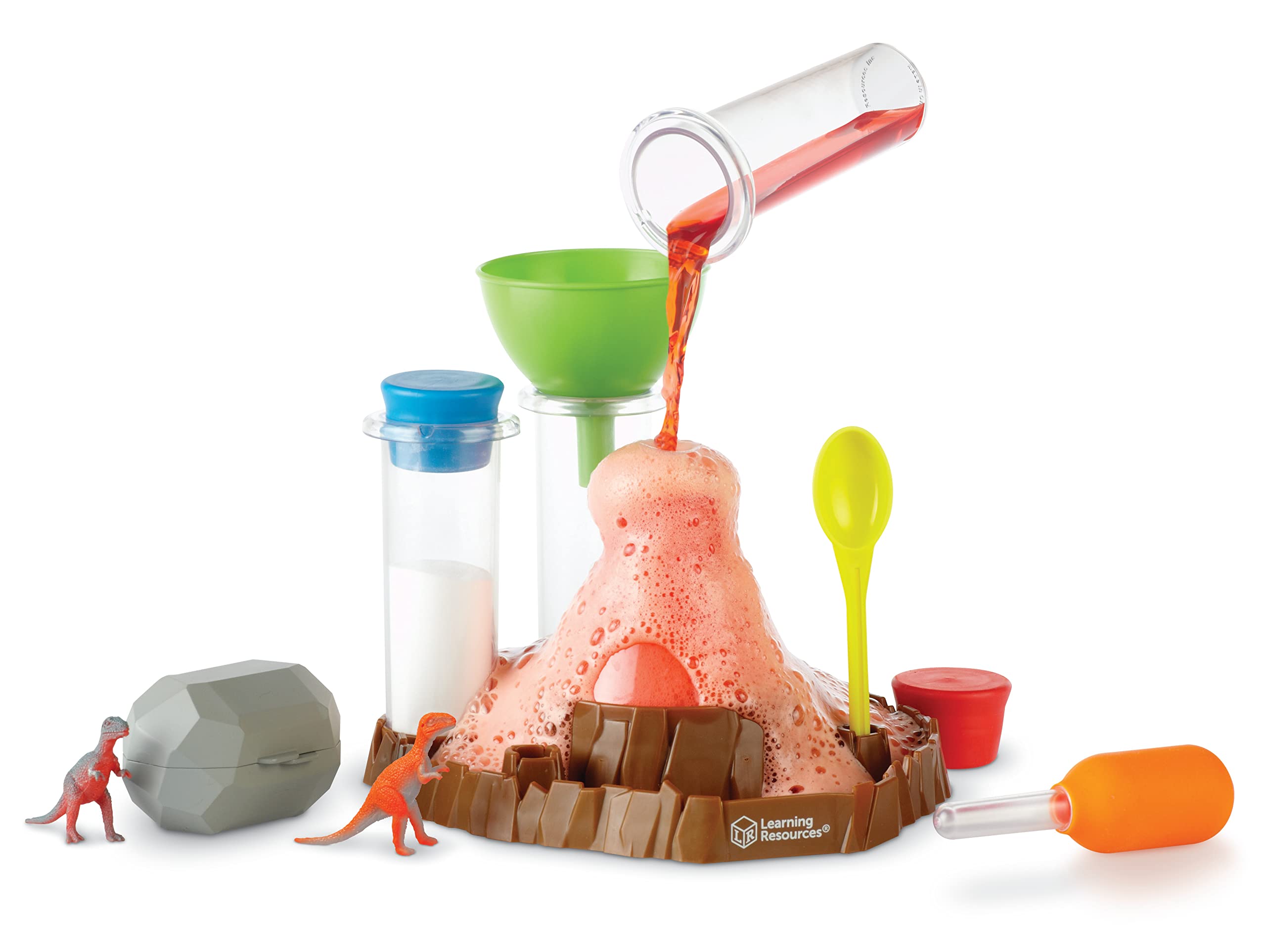 Learning Resources Fizzy Volcano Preschool Science Lab Set - Ages 4+, 13 Pieces, Multicolor 7