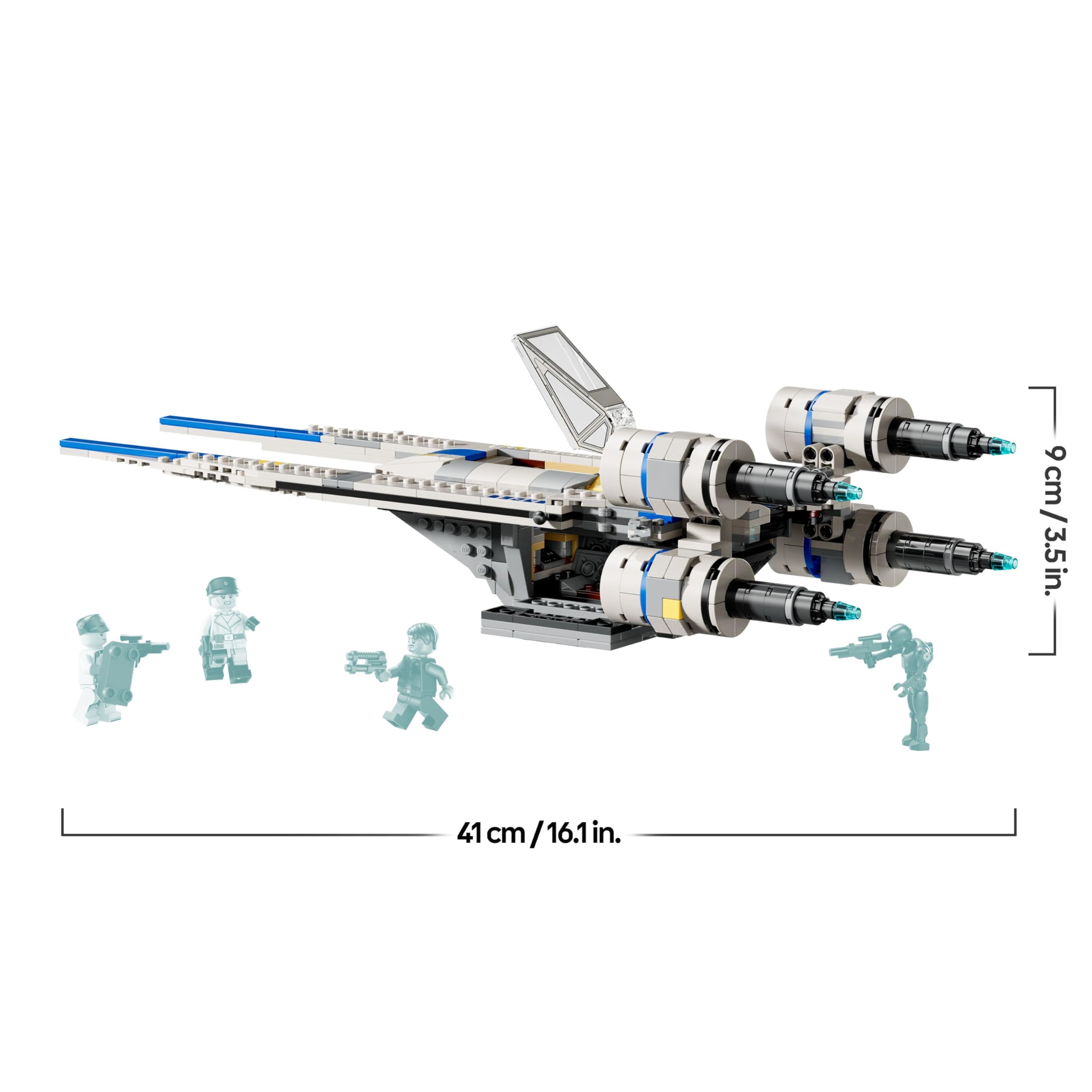 LEGO Star Wars Rebel U-Wing Starfighter 75399 Building Set | Ages 8+ 9