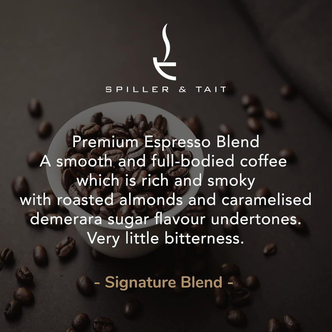 Spiller & Tait Signature Blend - Award-Winning Whole Bean Coffee 1kg