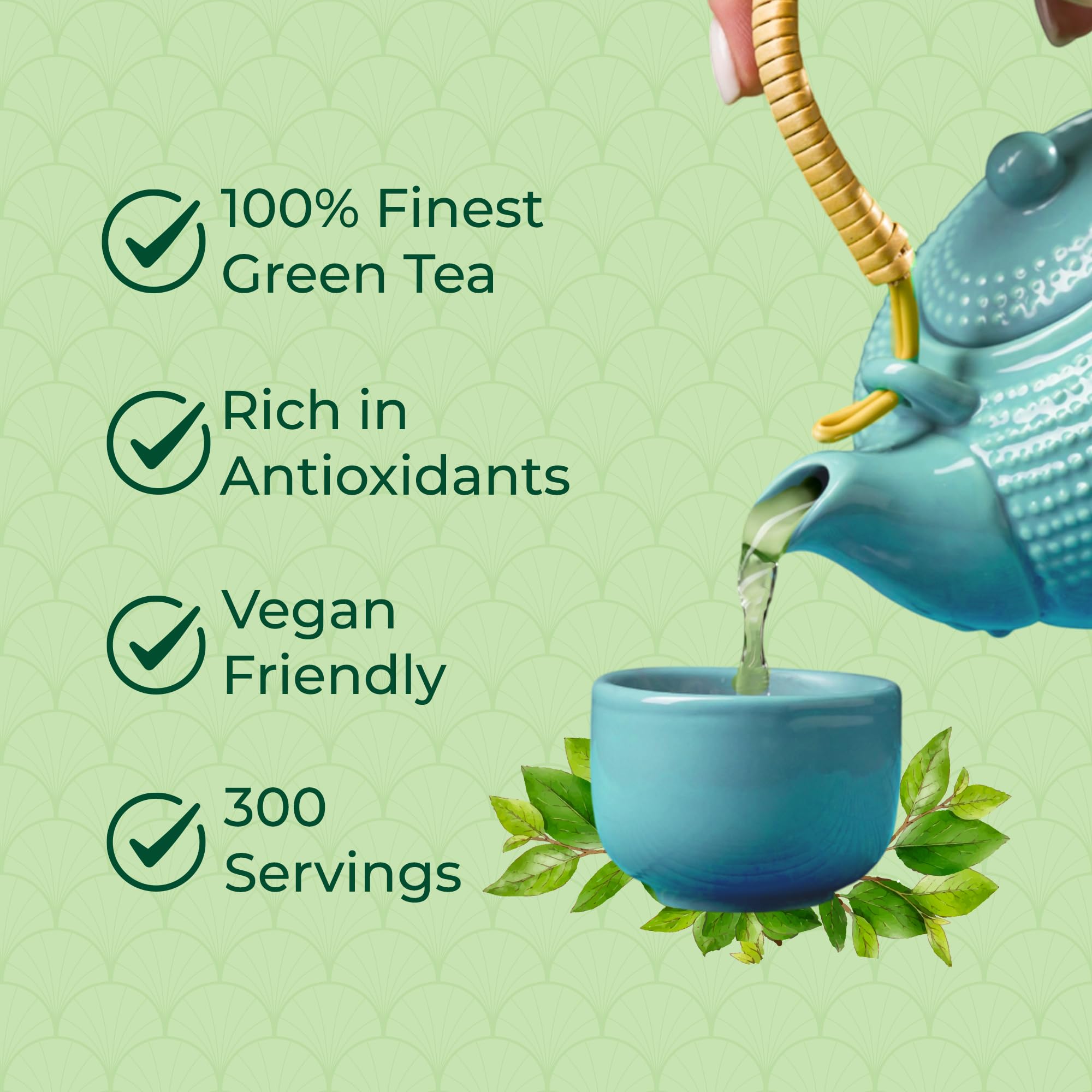 Double Dragon - Finest Chinese Green Tea 300 Tea Bags (12 Boxes) 2